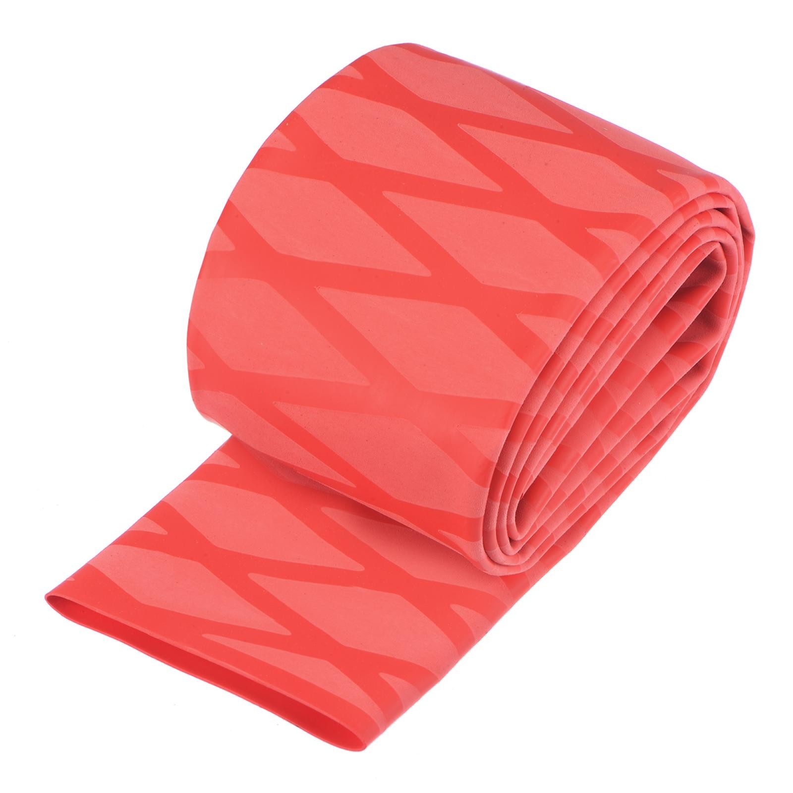 Heat Shrink Wrap Tubing 45mm Dia 72mm Flat 3.3ft 1.8:1 rate Red