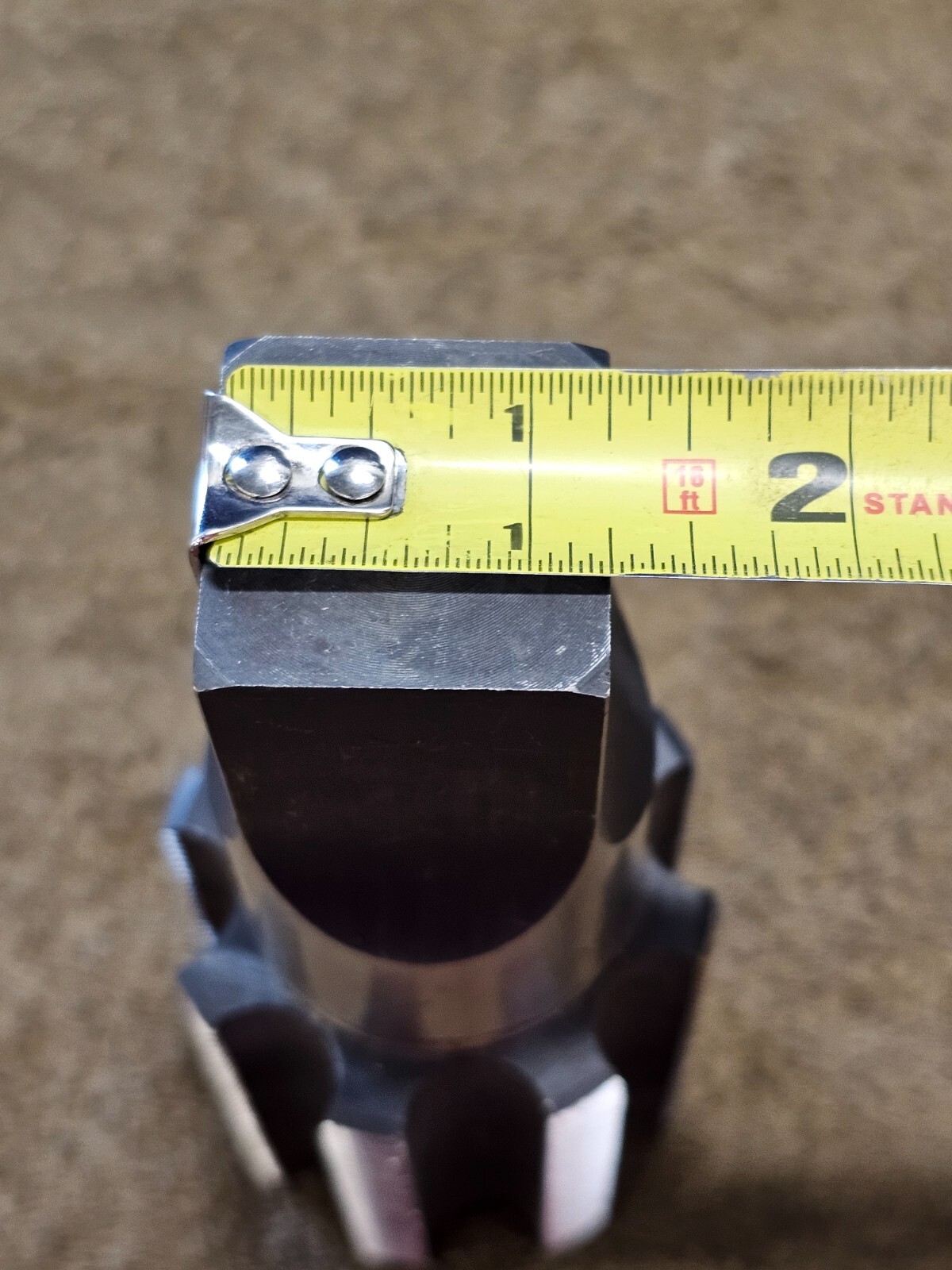 2-1/2″ – 12 2.5 X 12 RH Thread Threading Plug Tap 8 Flute Military Surplus USA