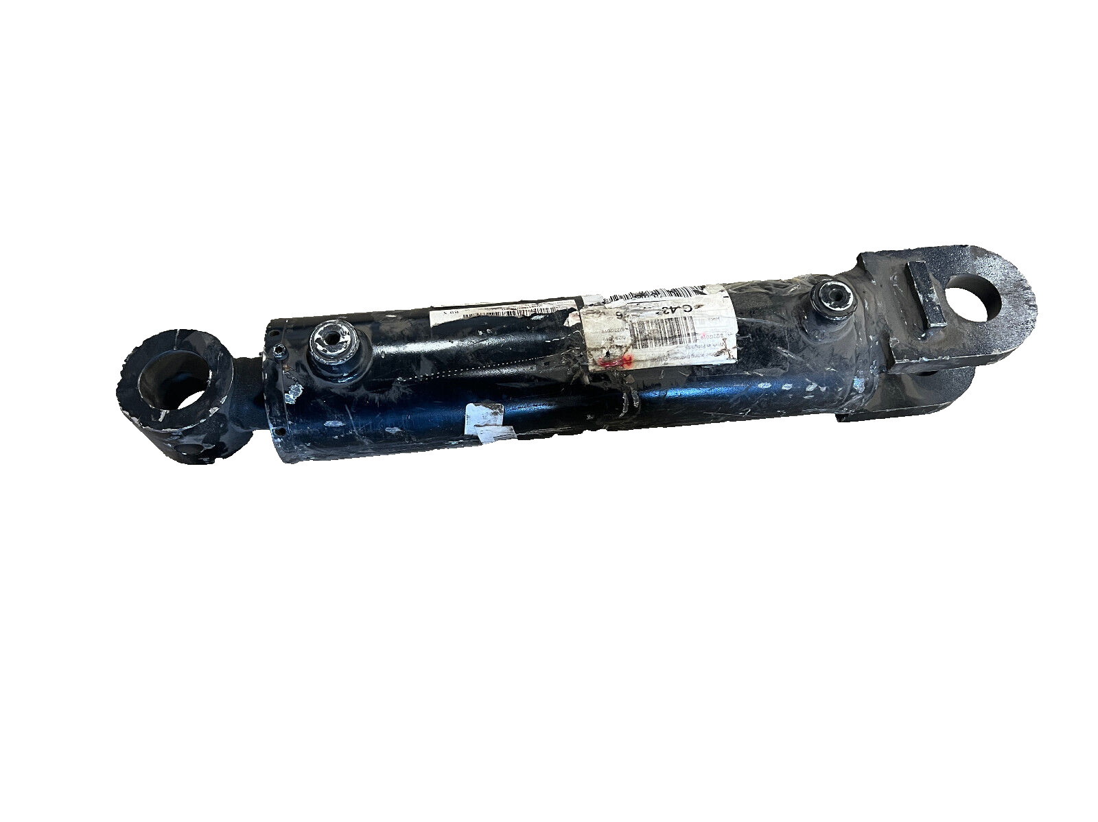 (QTY 1) Hydraulic Cylinder Welded 4″ OD x 21.5″ Retracted x 1.72/1.5 Pins