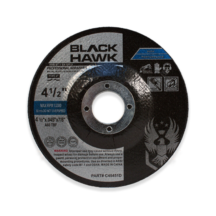 100 Pack – 4-1/2″ x .045″ x 7/8″ Depressed Center Cut-Off Wheel T27 Cutting Disc