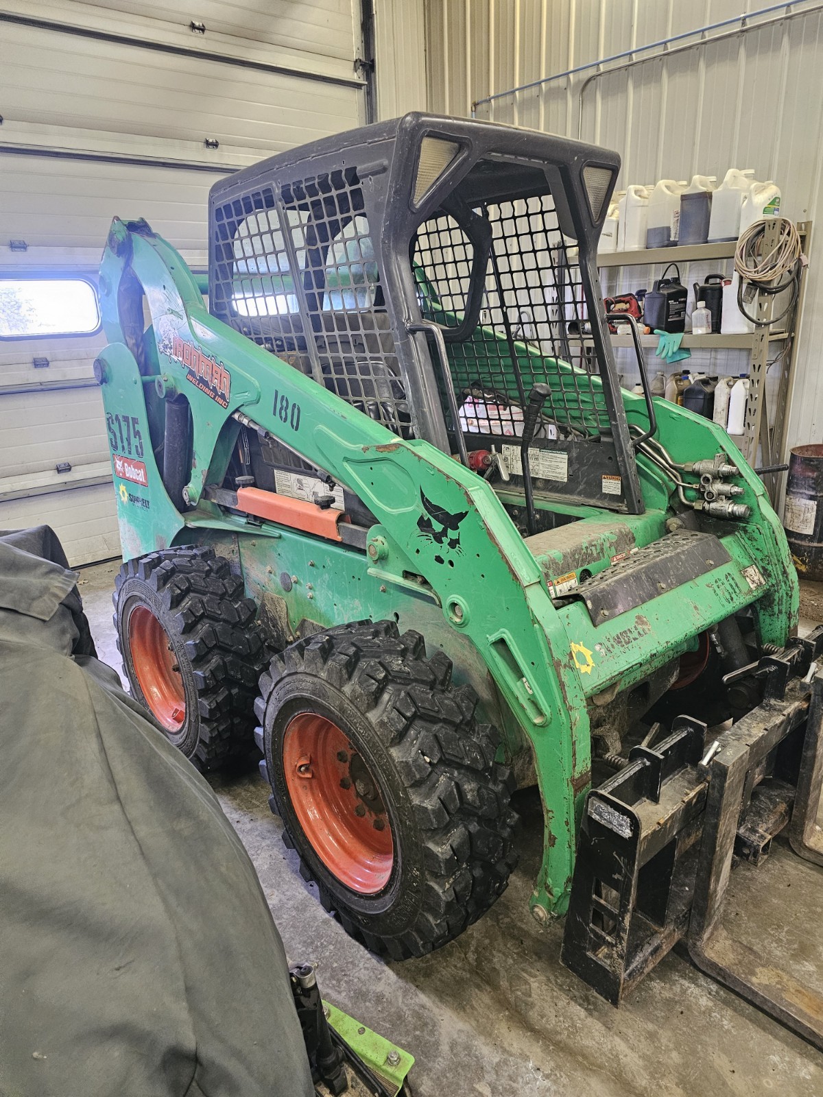 Bobcat S175 Compact Wheeled Skid Steer Loader 2011 SN A3L537534