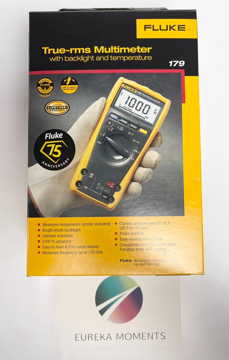 FLUKE 179 Handheld Digital Multimeter True RMS Backlight New