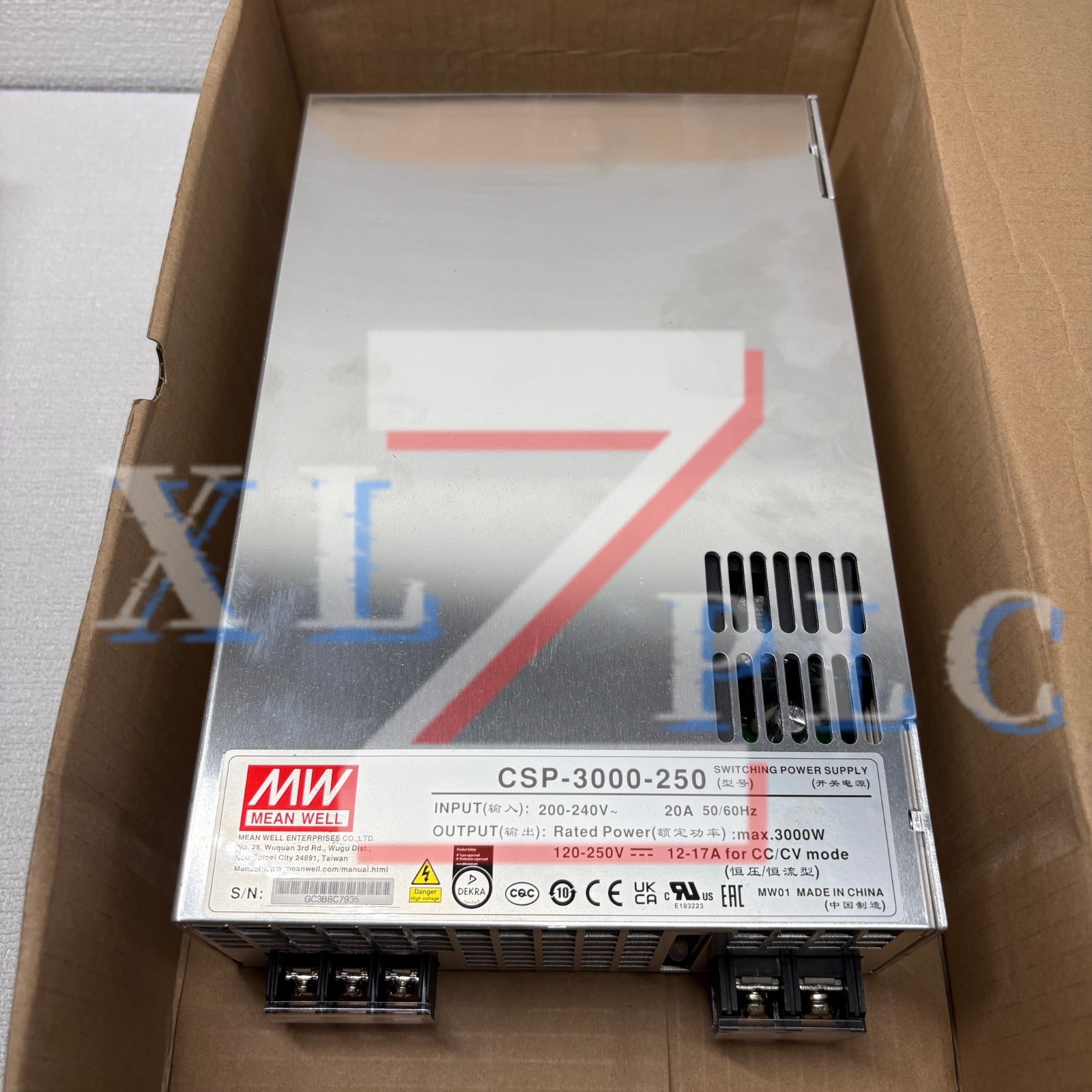 1PCS New MeanWell CSP-3000-250 Switching Mode Power Supply In Box*