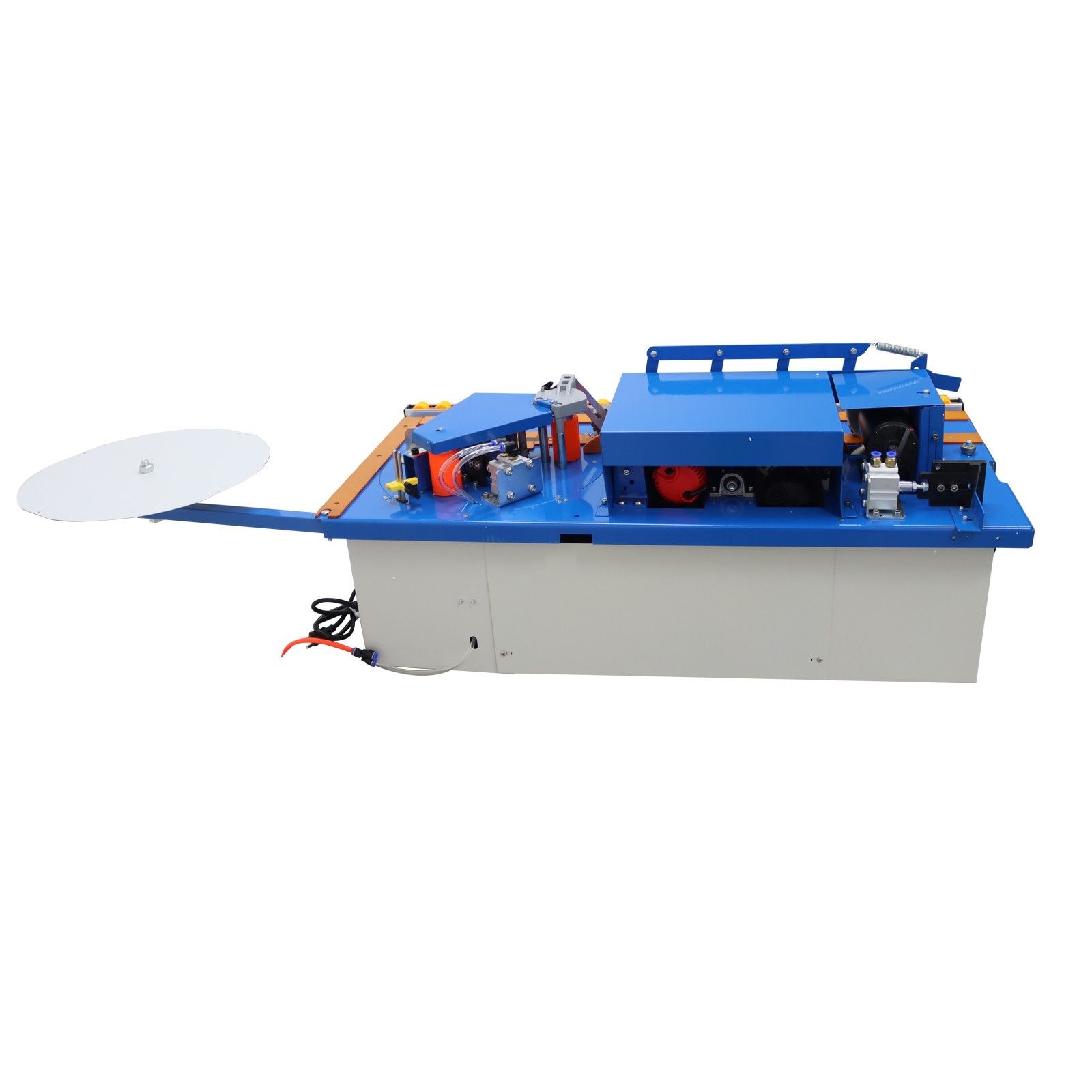 Automatic Curved/Straight Edge Banding Trimming Machine Double-sided Gluing 110V