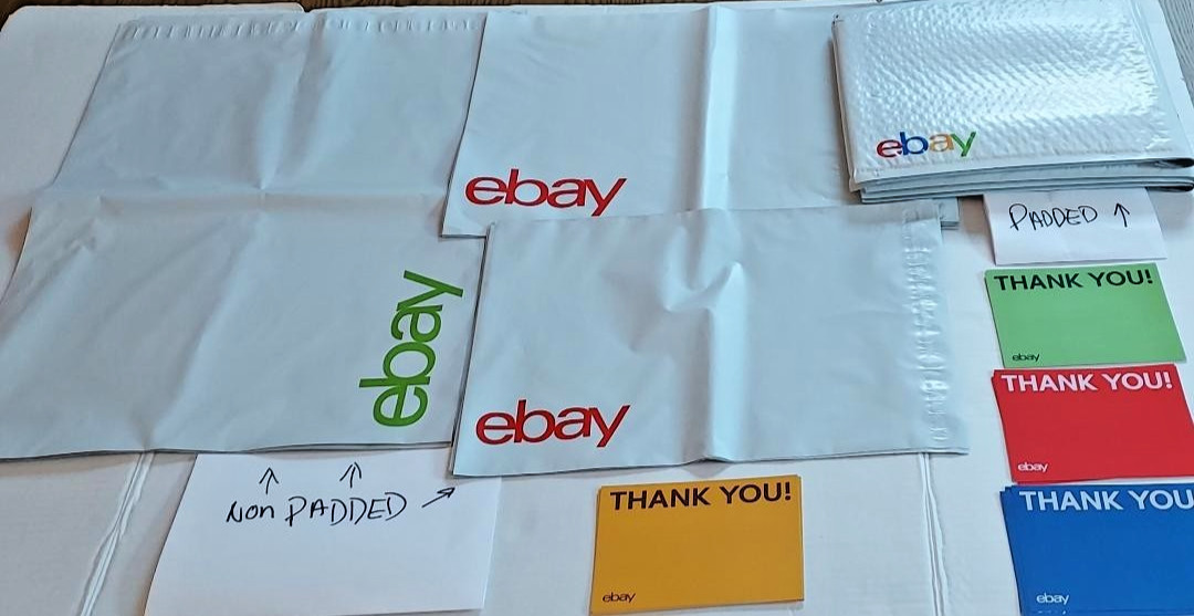 eBay Shipping Supplies 20 Padded /POLY MAILER ENVELOPES 20 Thank Yous 40 TOTAL