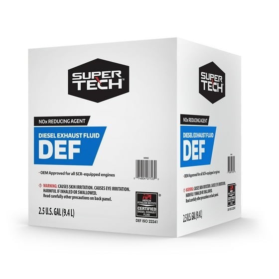 Super Tech DEF 2.5 Gallon, 9.4L for Diesel Fuel Vehicles, Free Shipping
