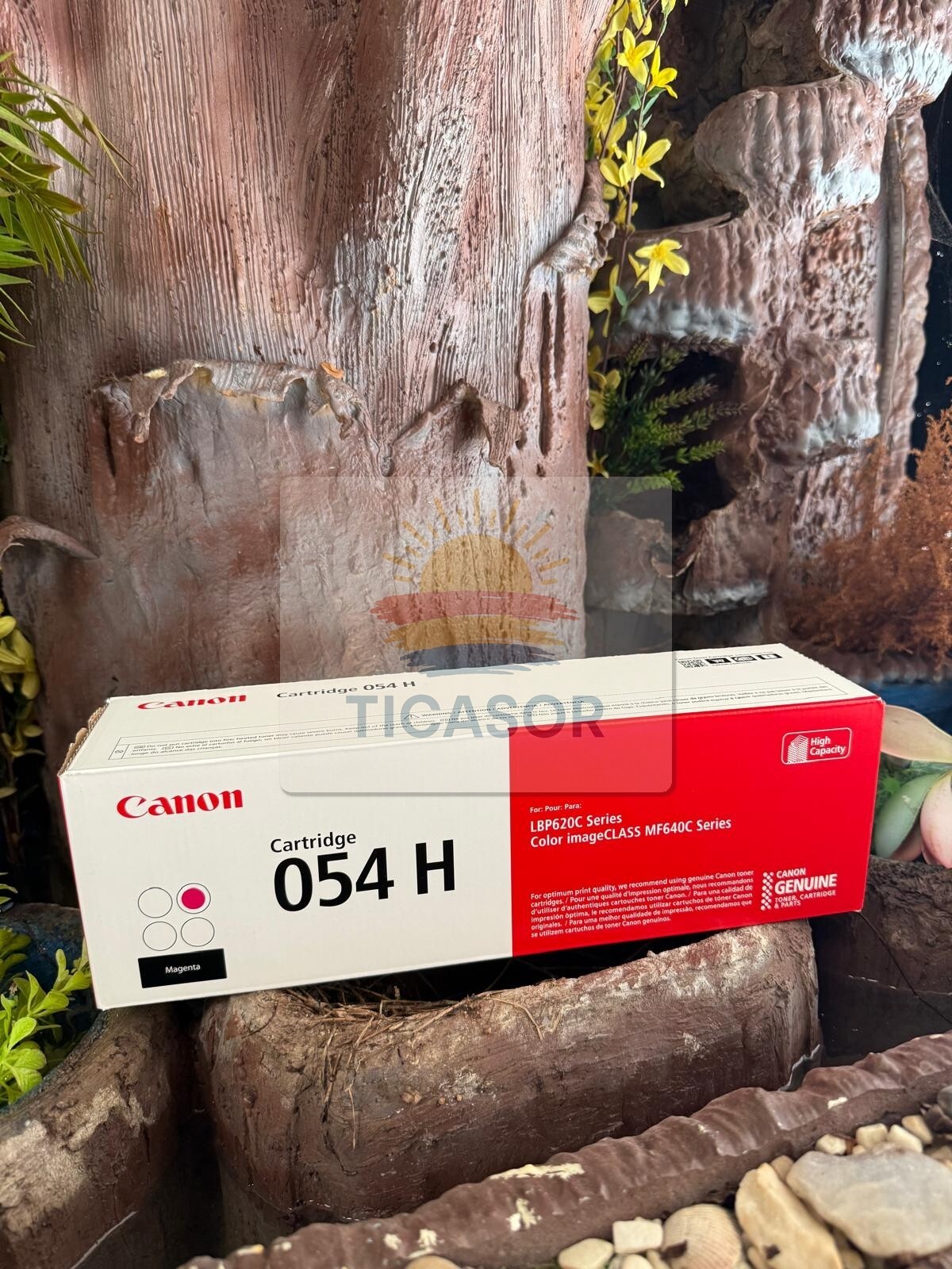 Canon 054H Genuine 4-Color High Yield Toner Cartridge Set (CMYK)