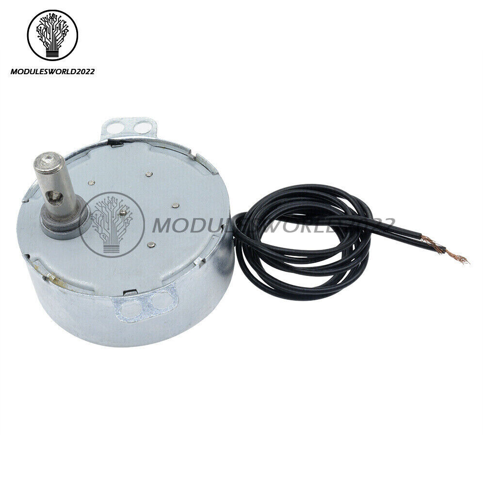 TYC-50 AC12V/110V/220V Synchronous Motor 2.5/3/5/6RPM 4W 50/60Hz For Microwave