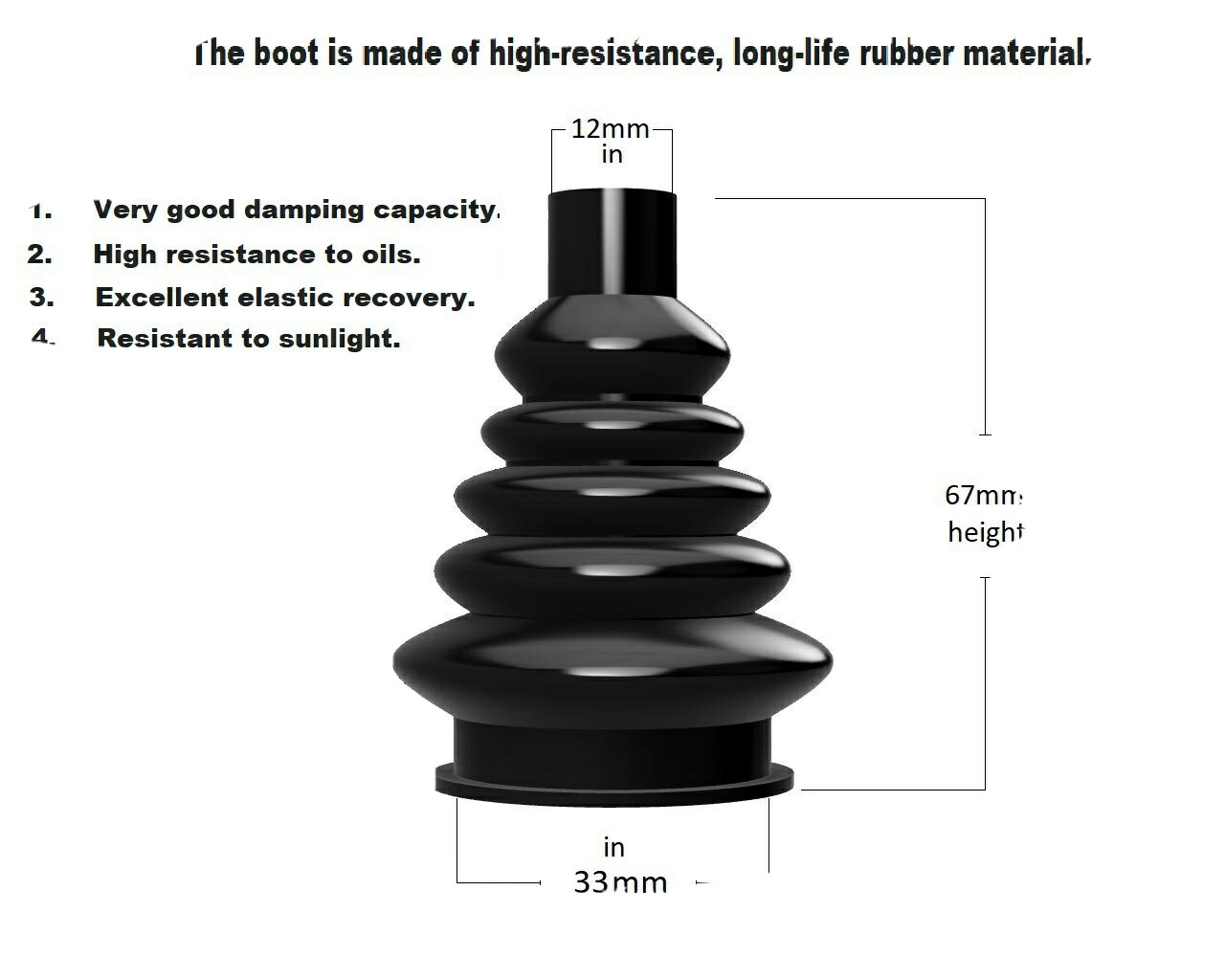 New upgrade BOOT kit 5 Pieces, JOYSTICK Controller Boom, Truck, Axis