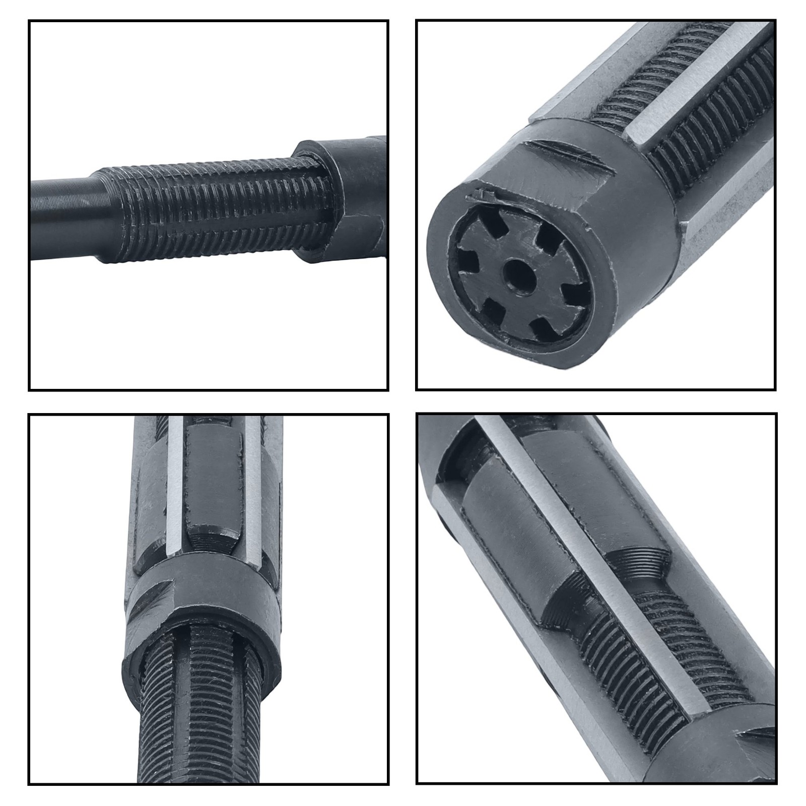 Adjustable Hand Reamer HSS H8 6 Flutes, 19-21mm Cut Diameter 181mm Length