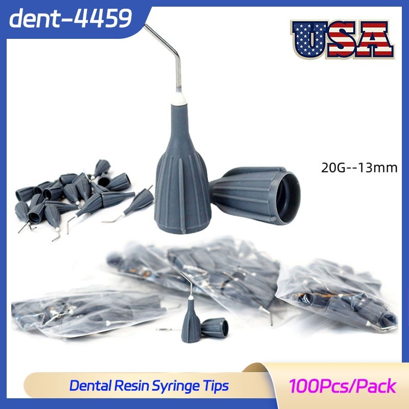 Dental Resin Syringe Tips For Z350 Filtek Flowable Dispensing 20G-13mm