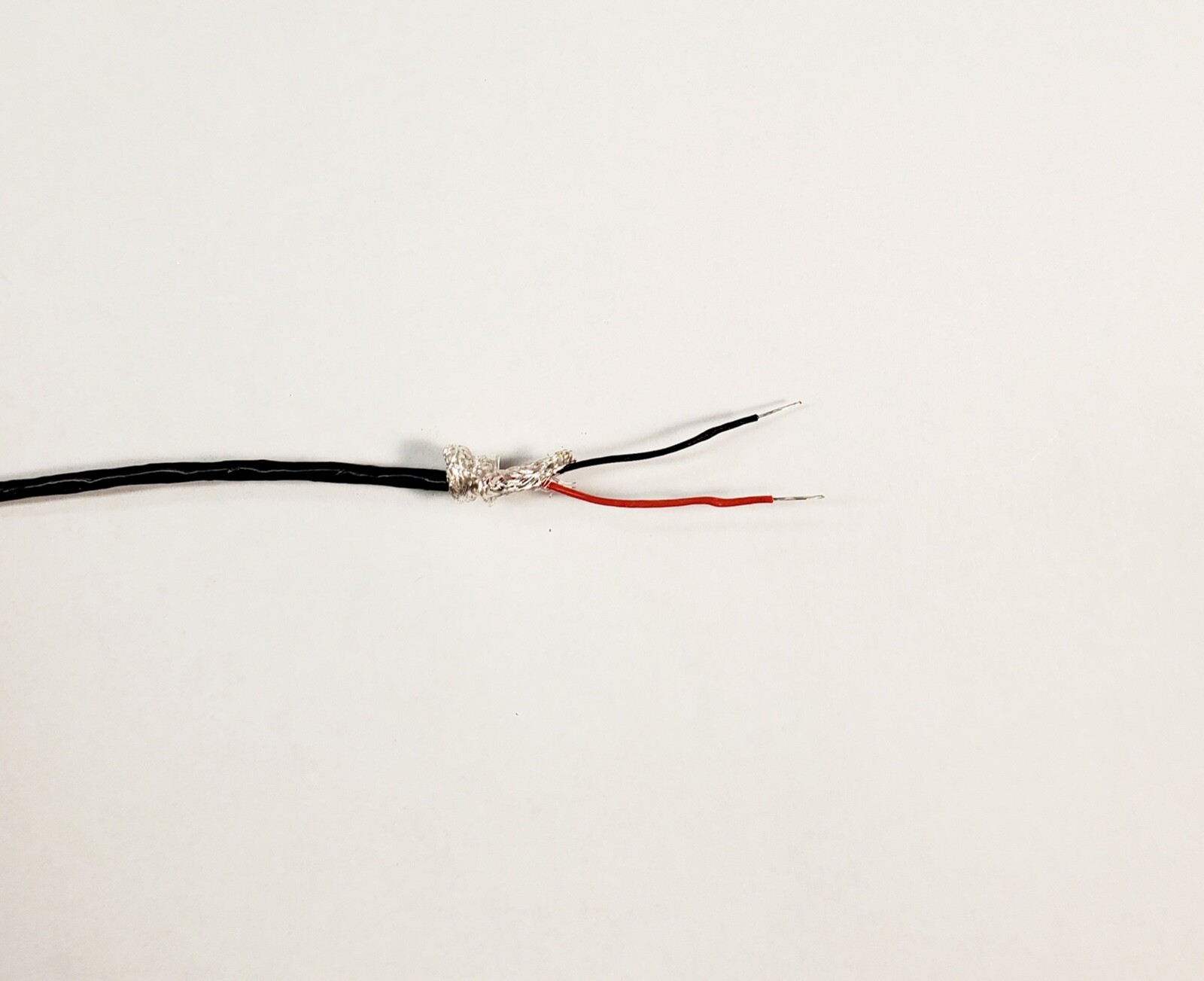 Wire Mil-Spec (PTFE) 26 AWG 2 Cond. Shielded Silver Plated Stranded 10 ft