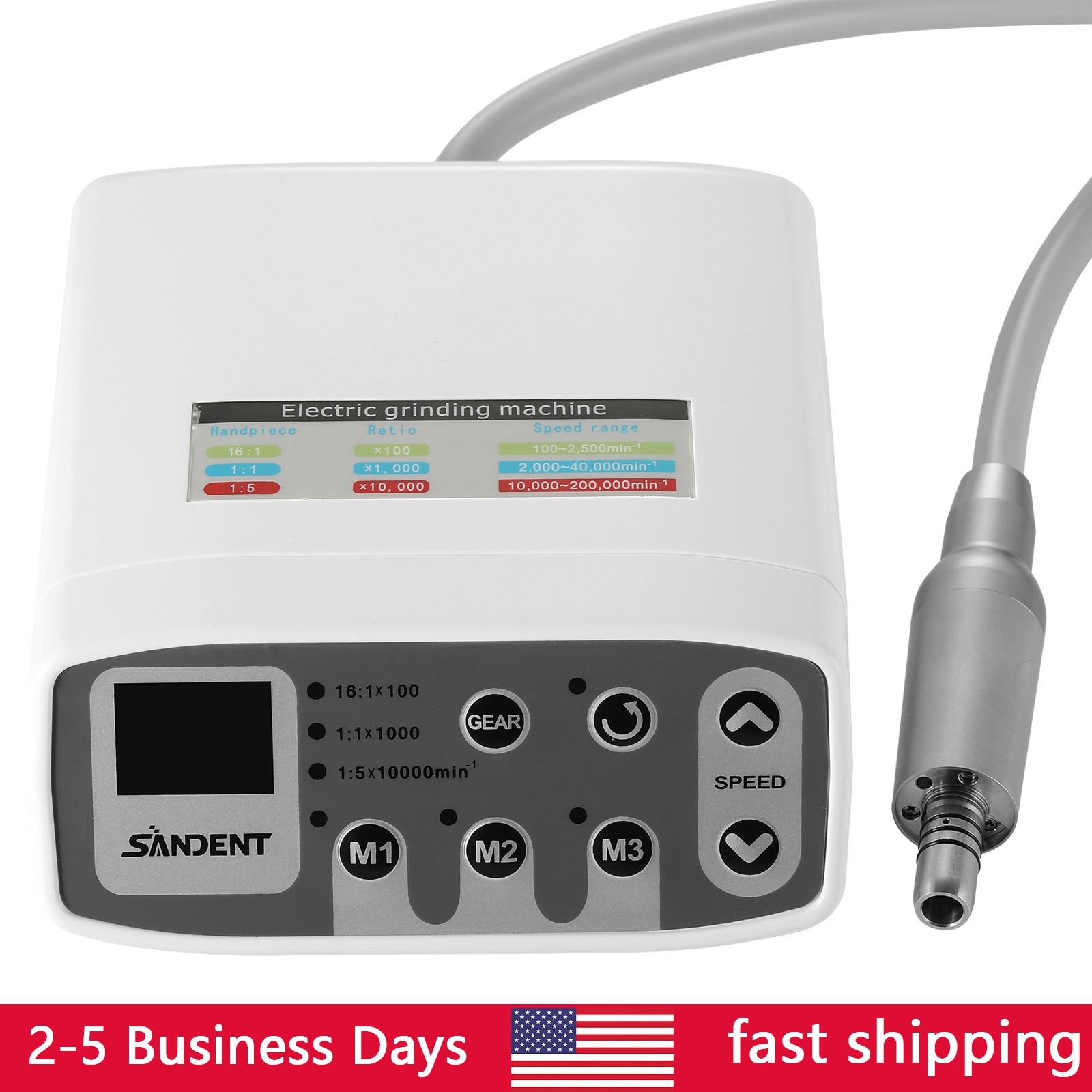 Dental 360° Swivel Hygiene Prophy Handpiece Air Motor 4H 4:1 Nose Cone Midwest