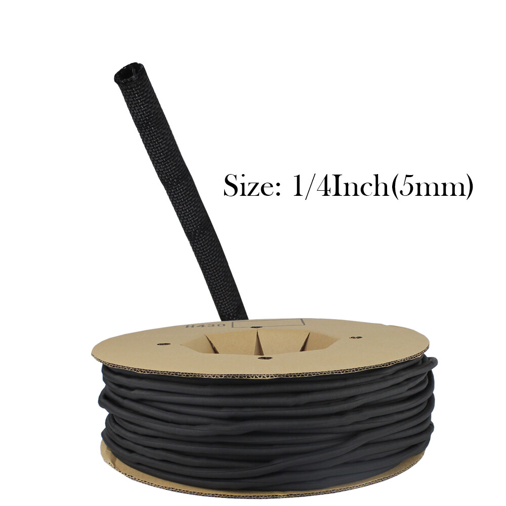 Self Wrap Wire Loom Split Sleeve Management Cable Sleeve Cord Protector Lot