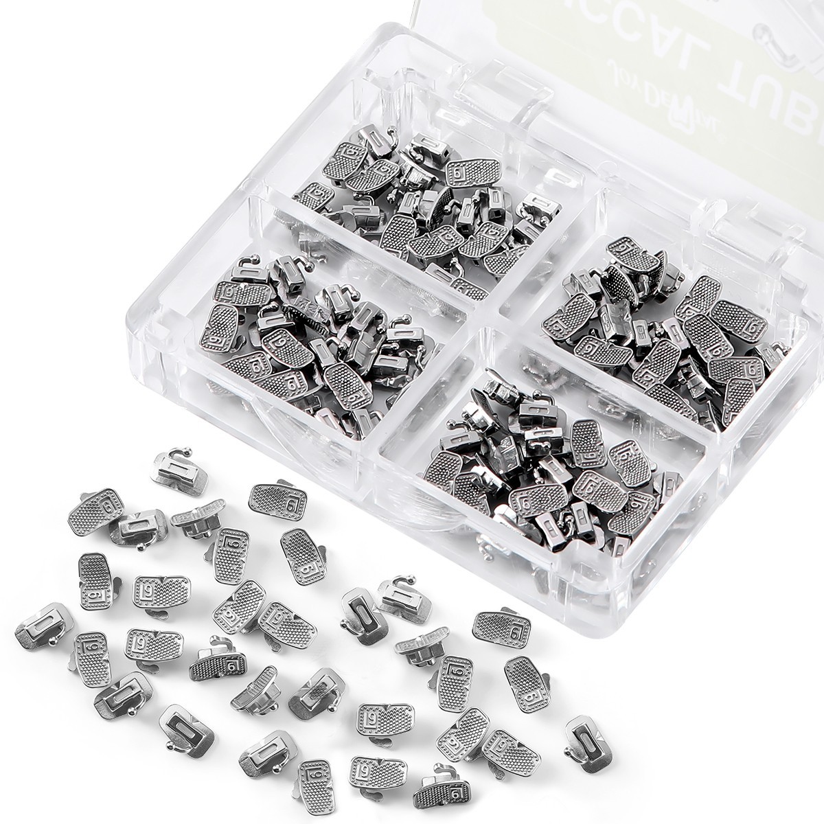50Set Dental ortodoncia tubo bucal unible monobloque no Conv MBT/Roth 022/018