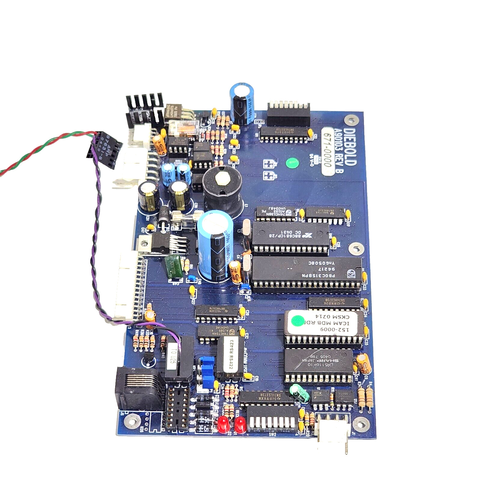 Diebold A90103 671-0000 Main PCB Motherboard USED.