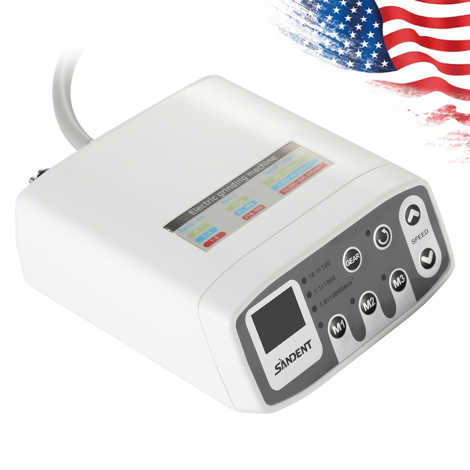 Dental 360° Swivel Hygiene Prophy Handpiece Air Motor 4H 4:1 Nose Cone Midwest
