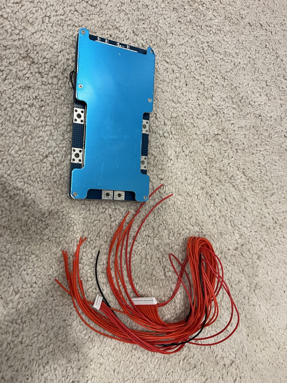 20S BMS 72V Lithium Ion Protection Board with Balance Wire and NTC, Common Port,