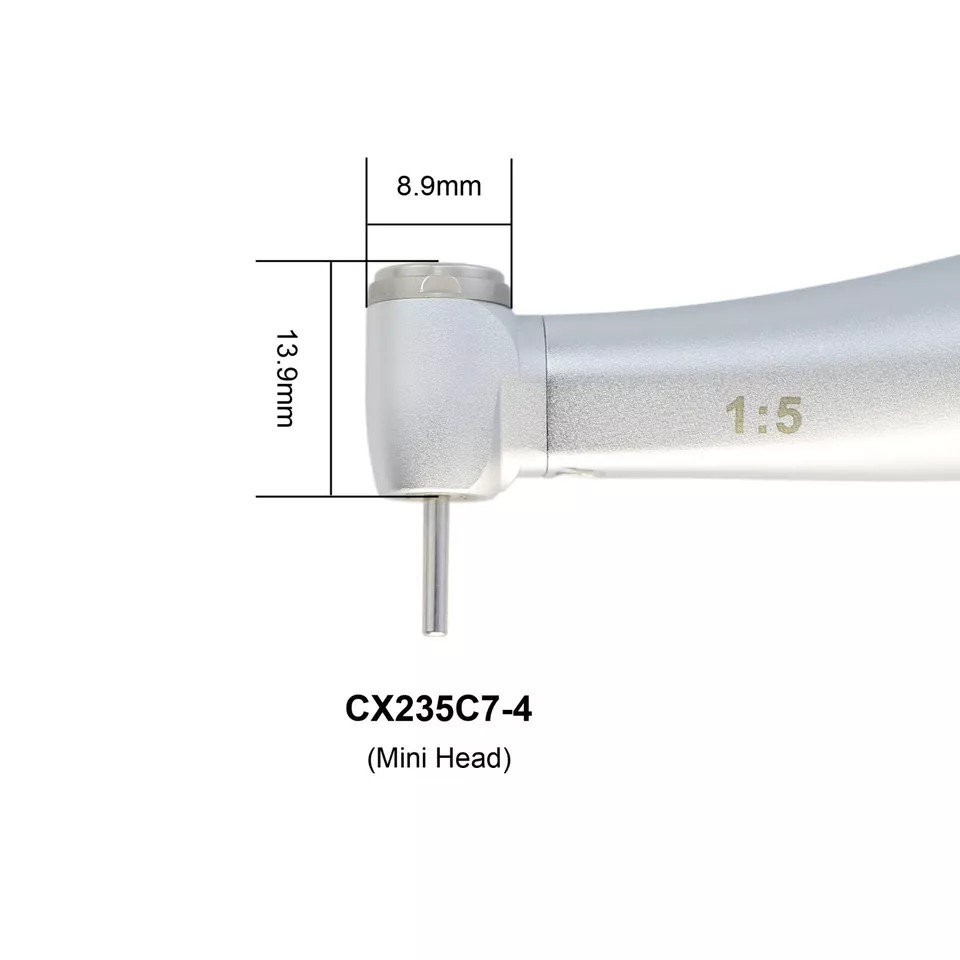 COXO Dental Electric Handpiece 1:5 Contra Angle Mini Head LED CX235C7-4 NSK Z85L