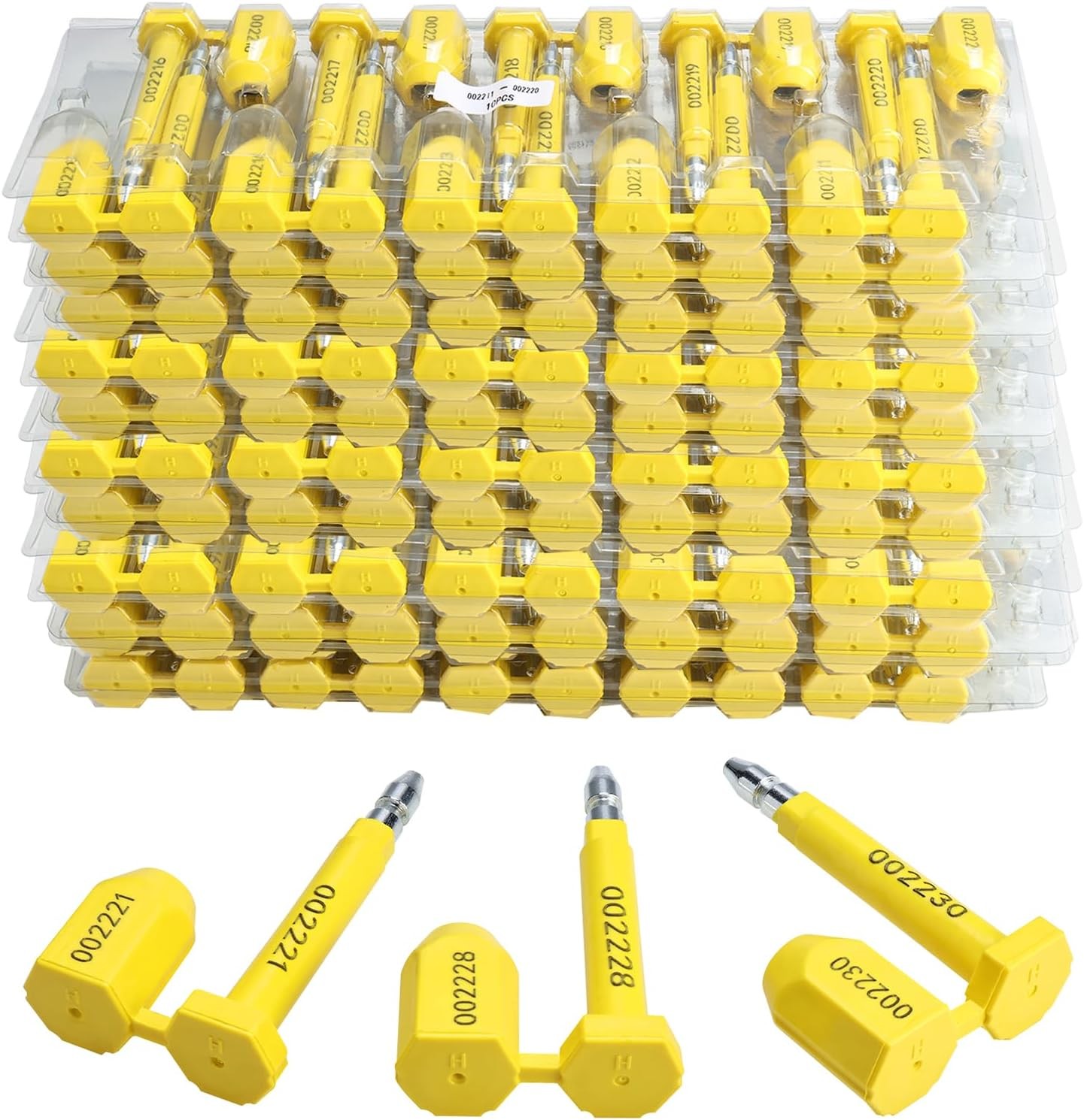 100Pcs High Security Bolt Seals for Cargo Containers Shipping Container Locks