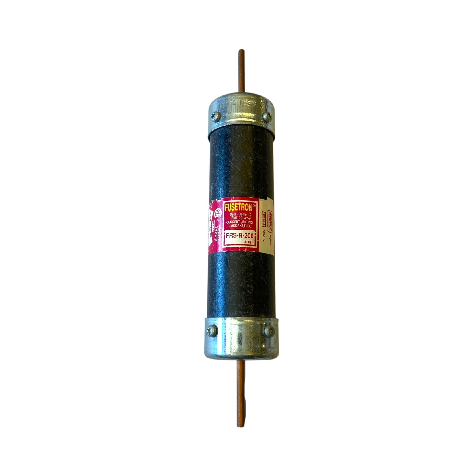 Bussmann Fusetron FRS-R-200 Fuse 200 Amp 600V Class RK5 Dual-Element Time-Delay