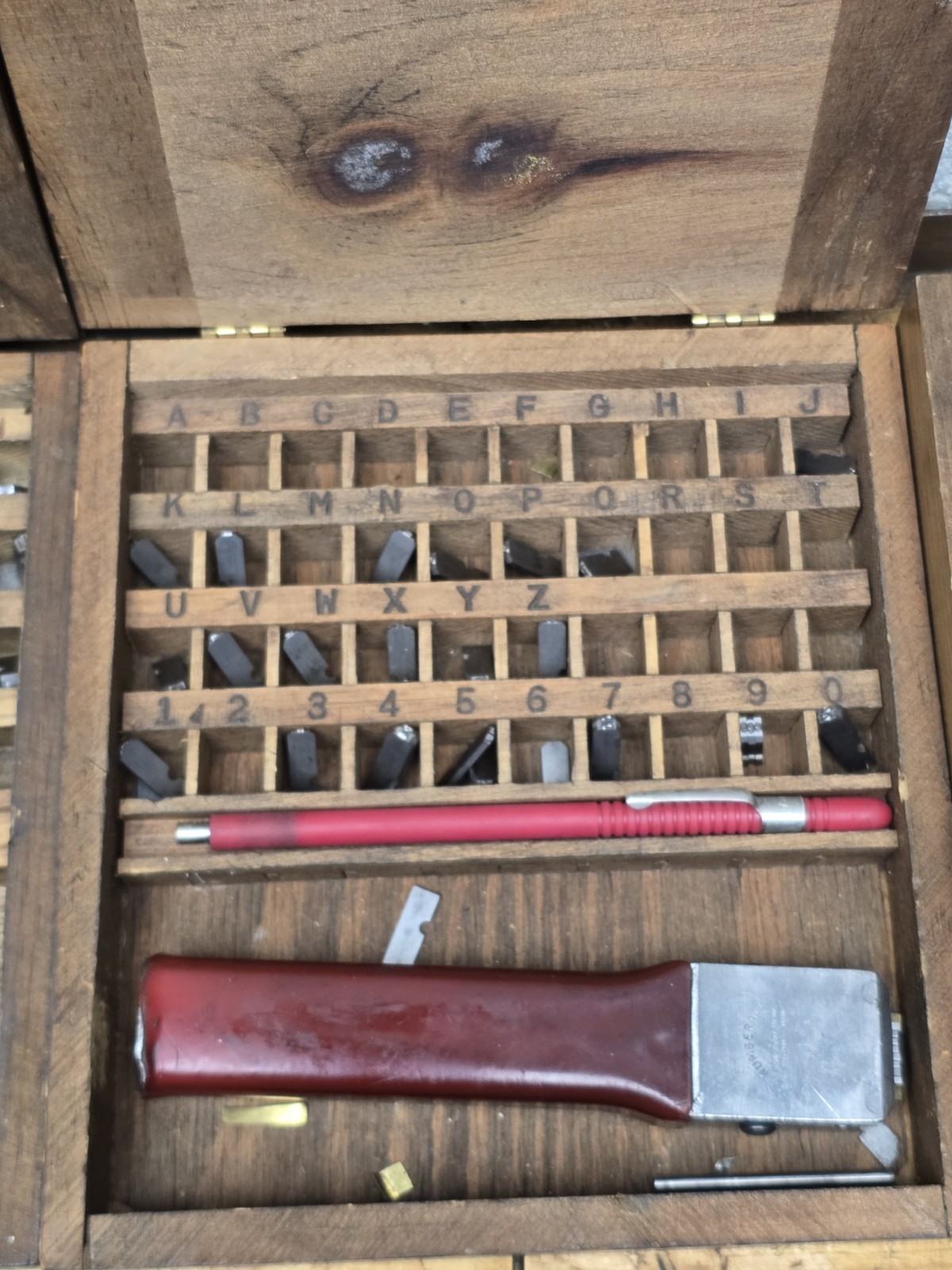 Ideal Numberall 1/16″ & 3/32″ Steel Capital Alphabet & Number Stamps 4 Sets