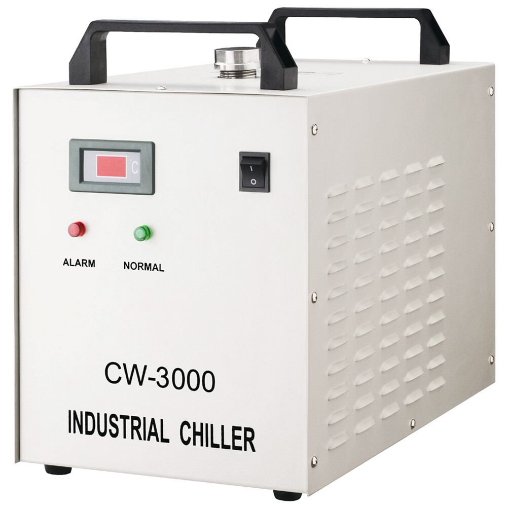 CW-3000DG Industrial Water Chiller for 60W/80W CO2 Laser Tube CNC Engraving