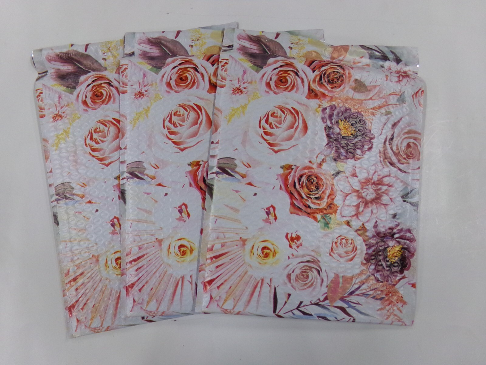 10-100 8.5×11 BOHO FLORAL Bubble Mailers Shipping Protective 10 25 50 Flower