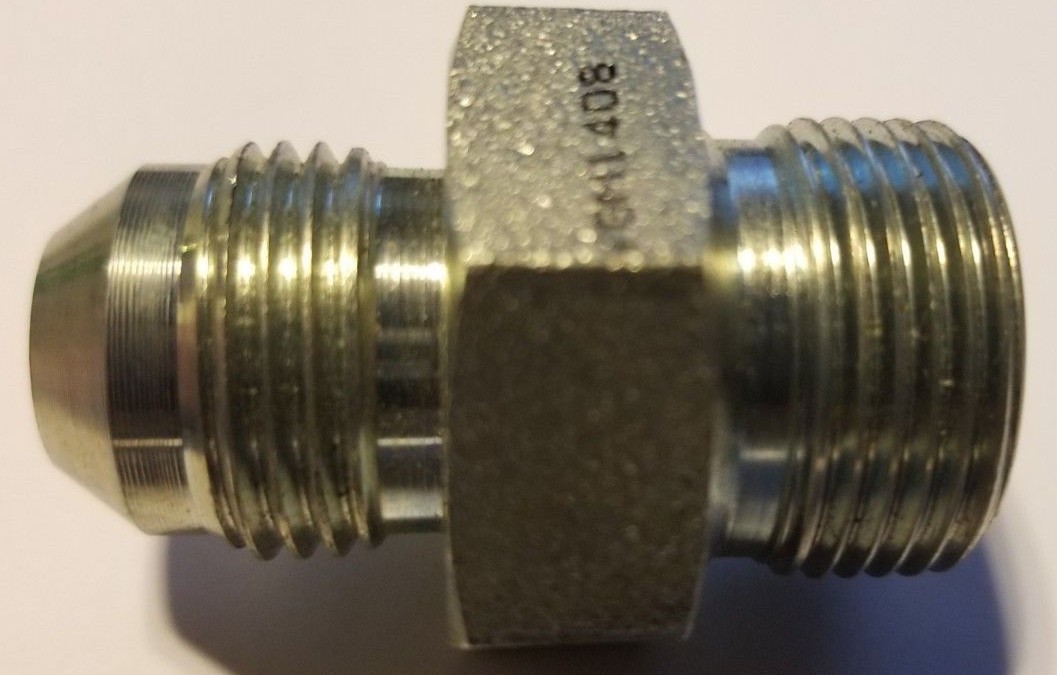 7005-08-18, Metric, Hydraulic, Fitting, MJ -MM Port Metric