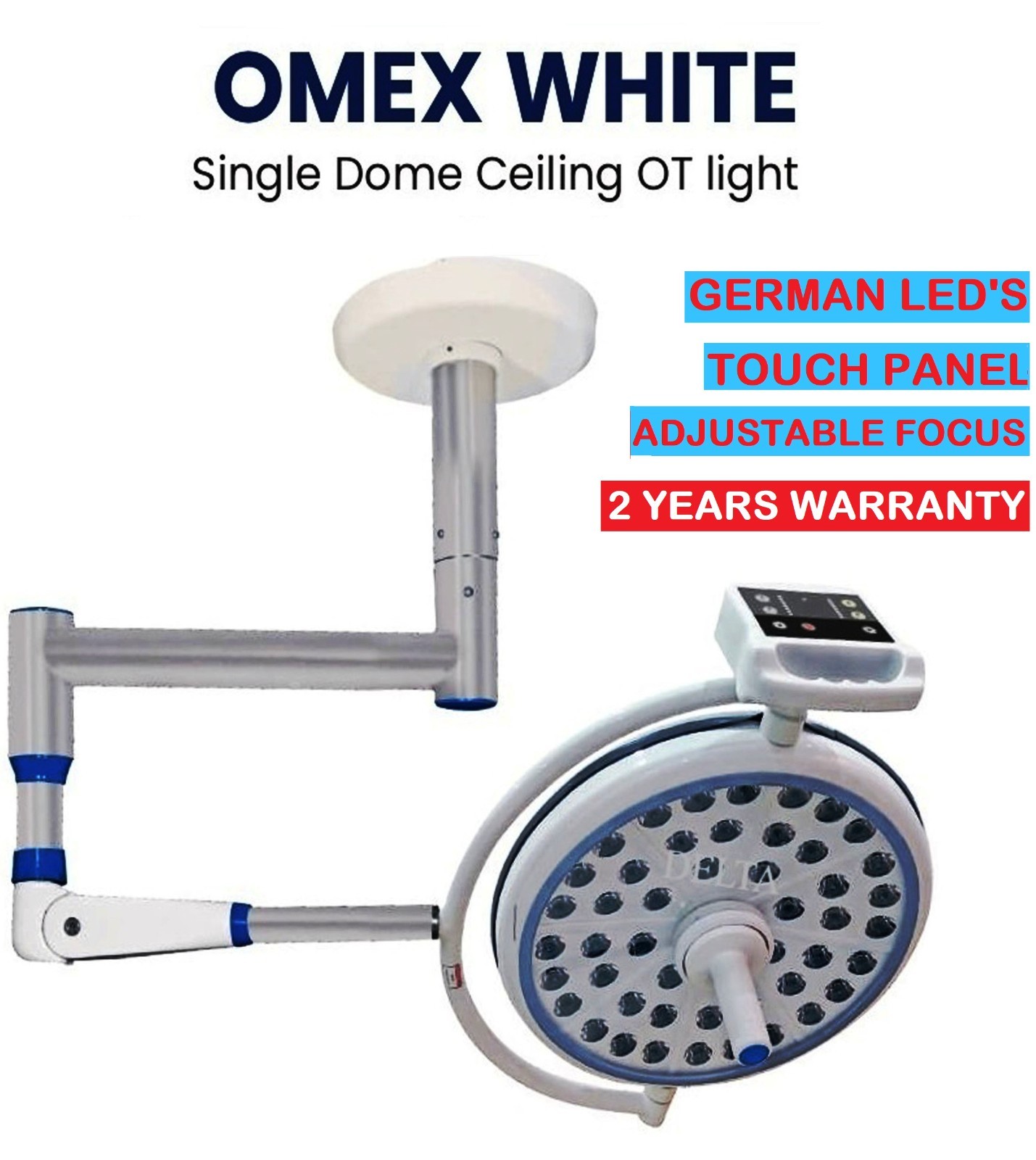 Newl Ceiling Mounted 48 LED Surgical Examination & Operating Theater (OR) Light