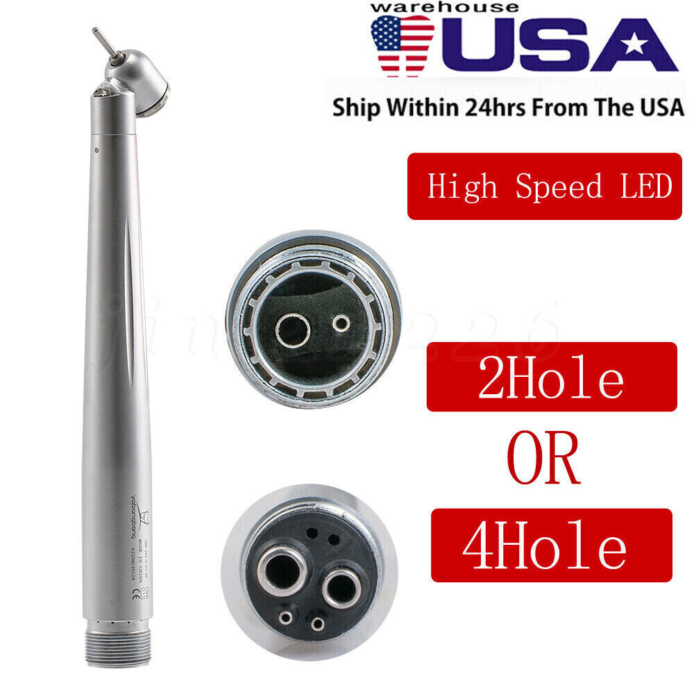Dental 45° 45Degree Surgical High Speed Handpiece LED E-generator Push NSK STYLE
