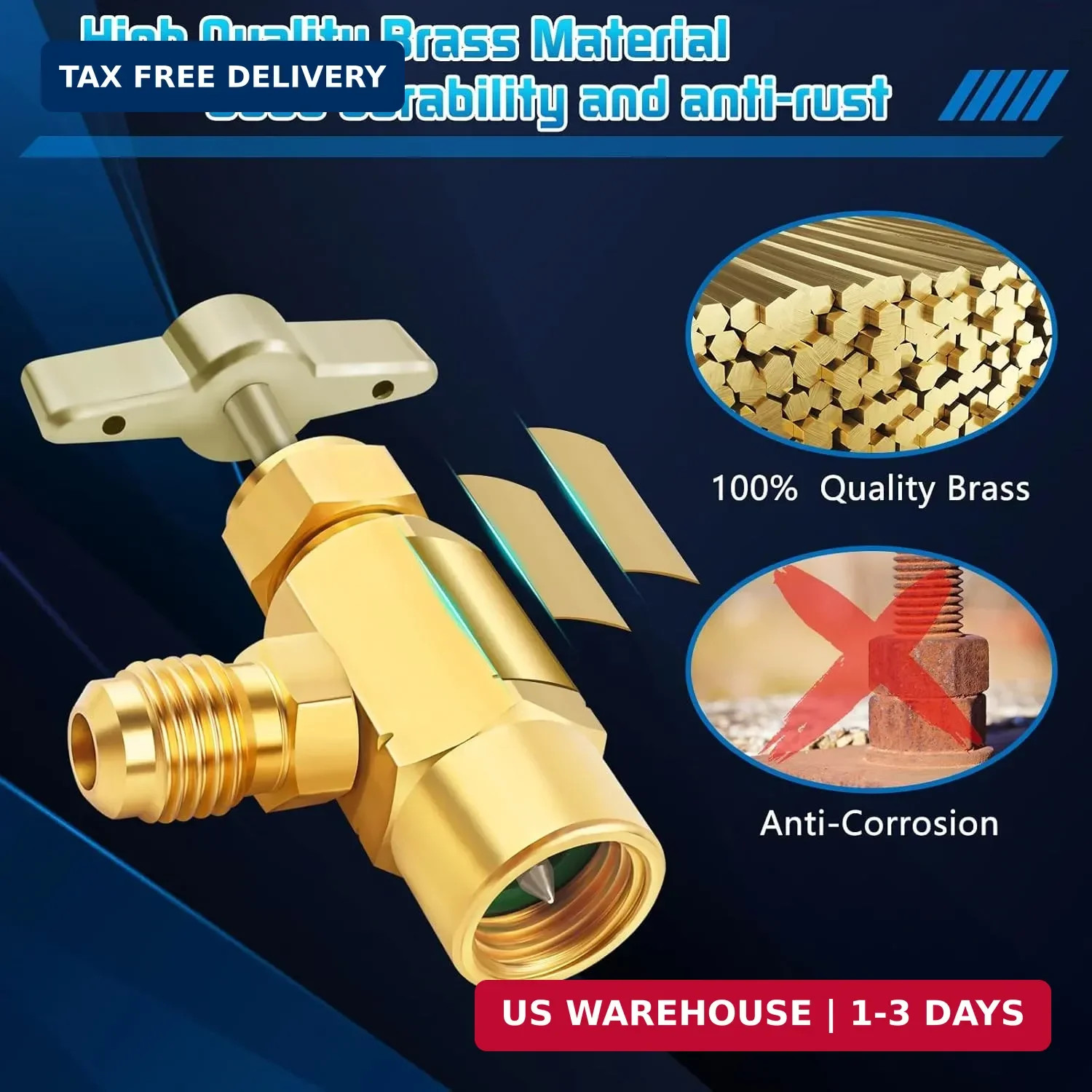 R1234YF Can Tap, R1234YF Self-Sealing and Puncture Style Refrigerant Can Tap Val