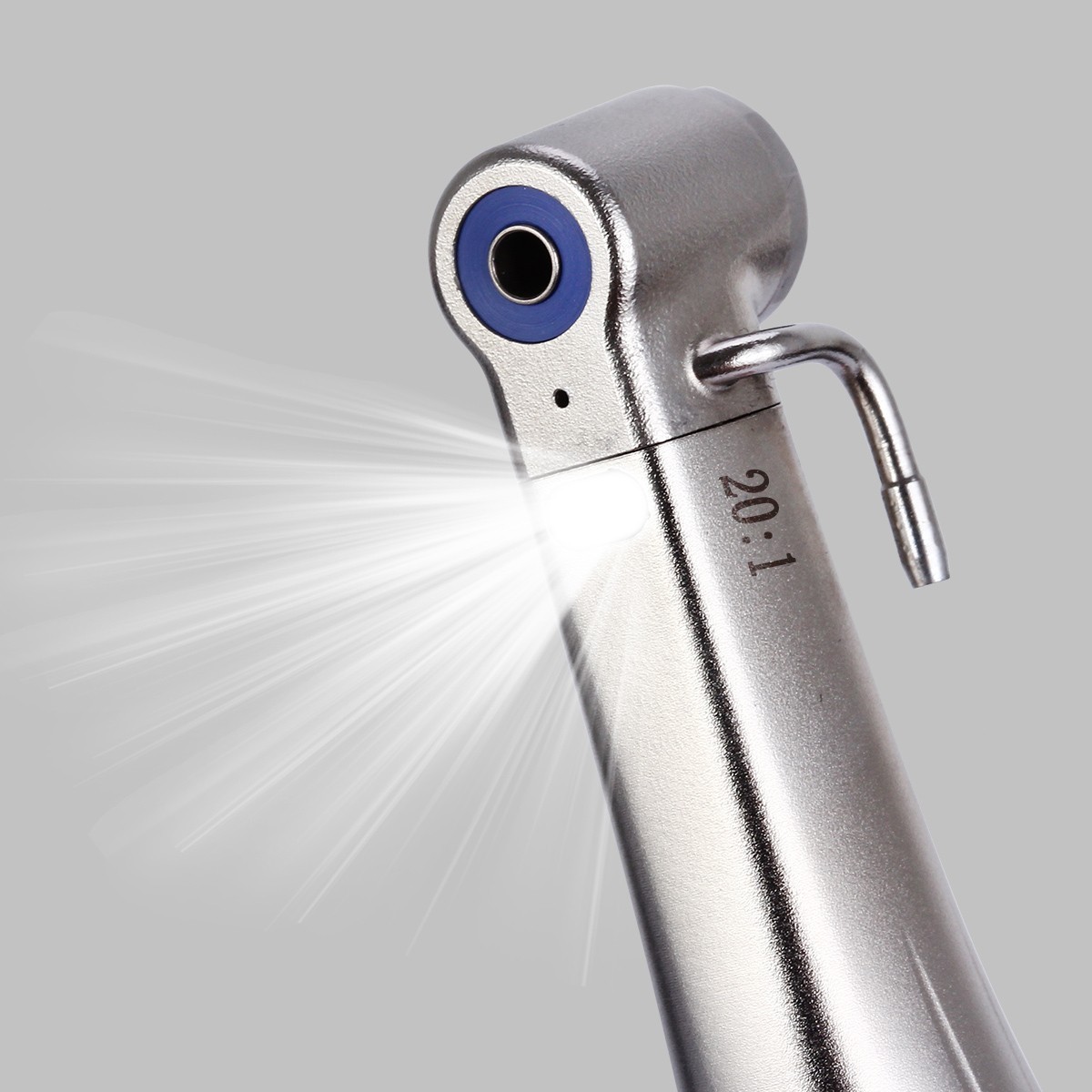 AZDENT Dental Fiber Optic 20:1 Implant Contra Angle low speed Handpiece LED