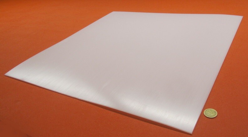 Tivar UHMW PE White Sheet .125″ (1/8″) Thick x 24″ x 24″