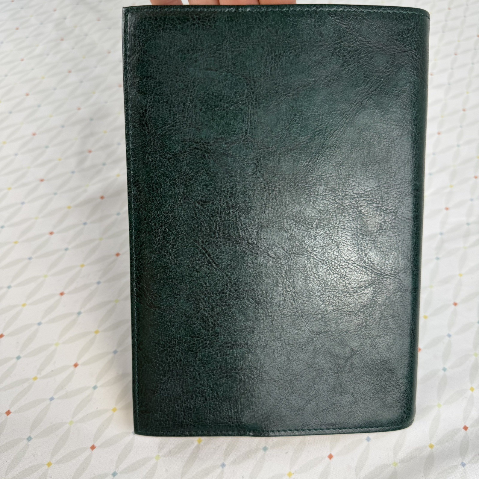 Exacompta Journal Refillable Diary “ New With Flaws” Green Cover Made in France