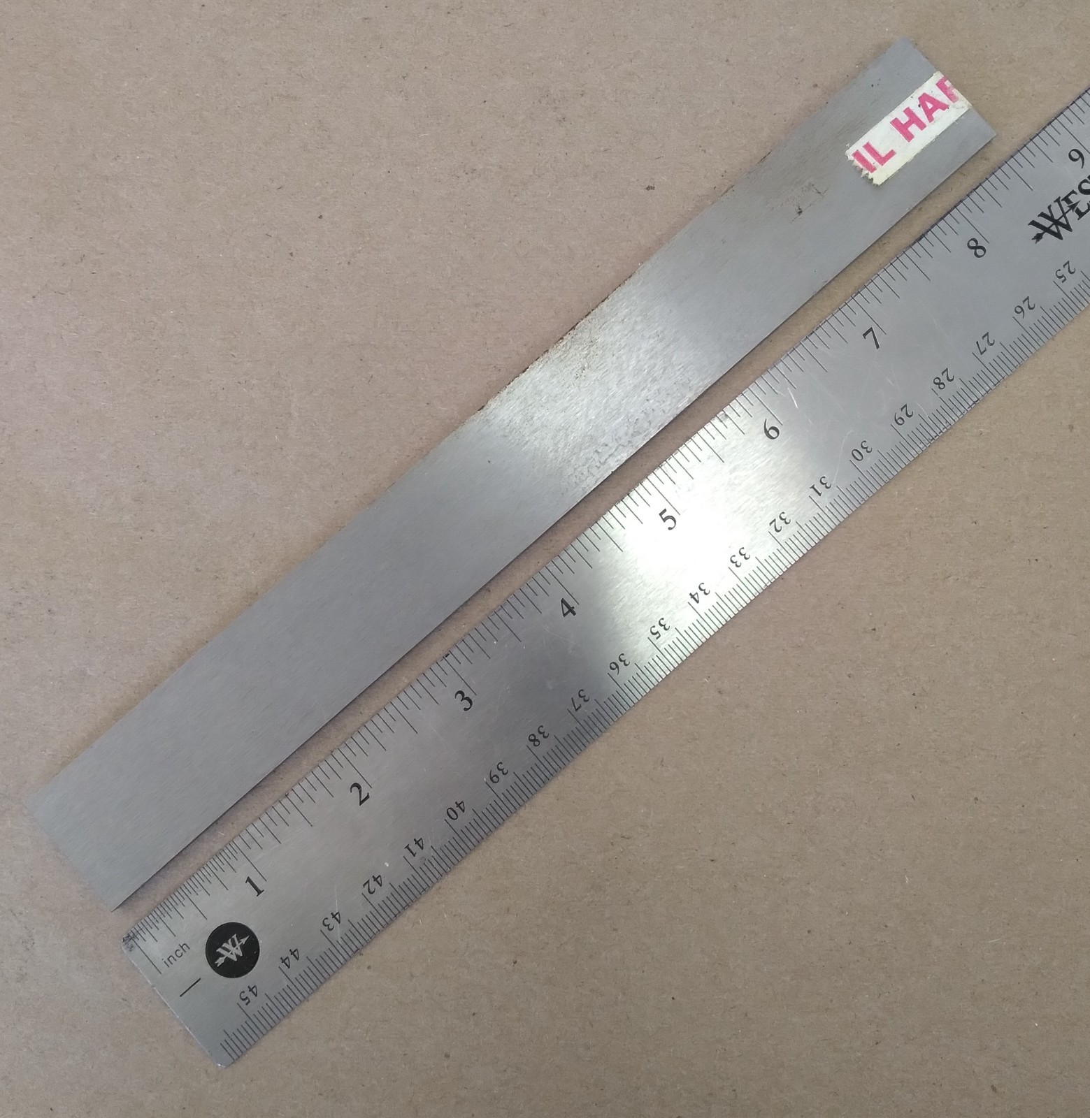TOOL STEEL SHEET 1/8″ FLAT GROUND STEEL OIL HARDENING – 01