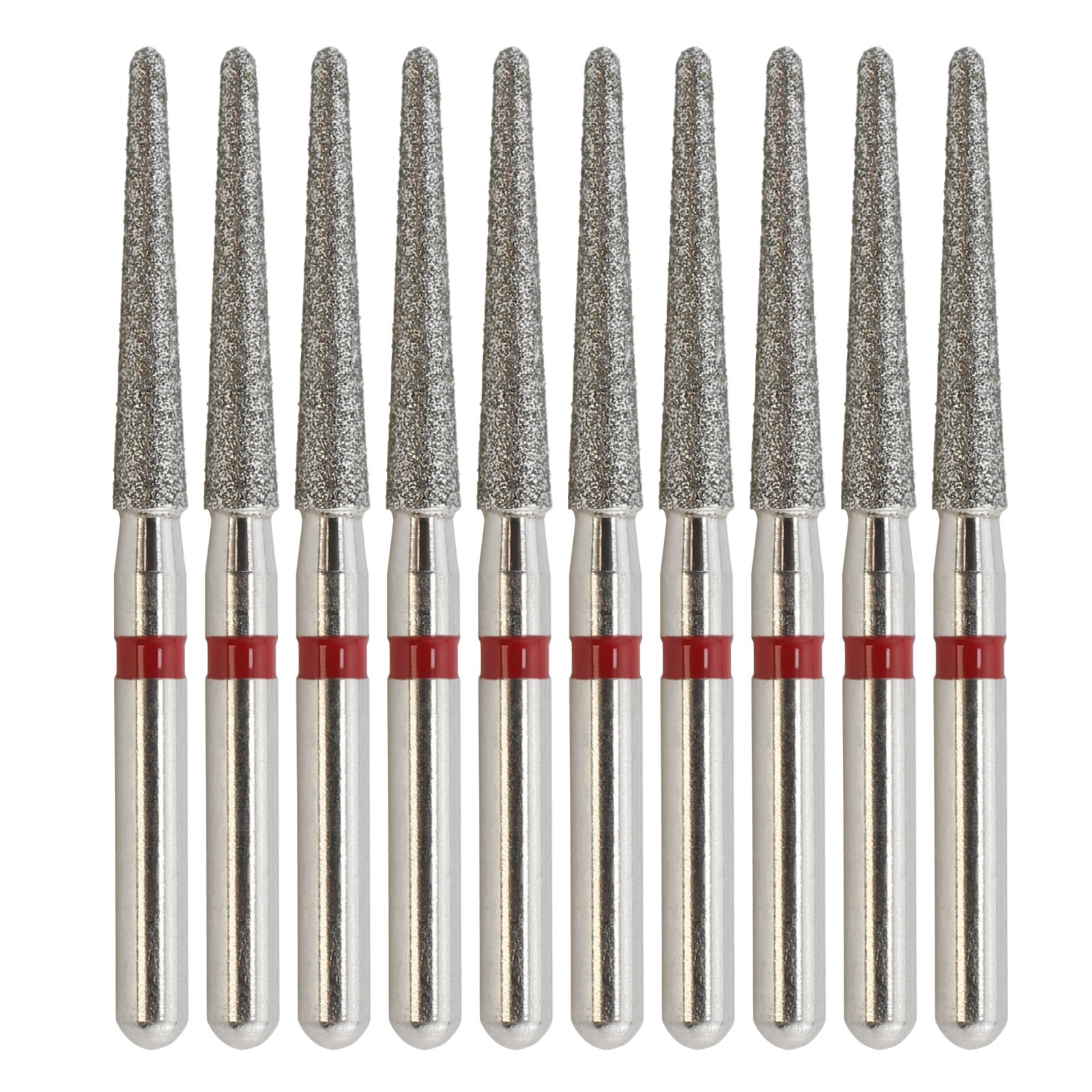 Dental Diamond Bur 850/016F FG Round End Taper Fine Grit Burs High Speed Burr