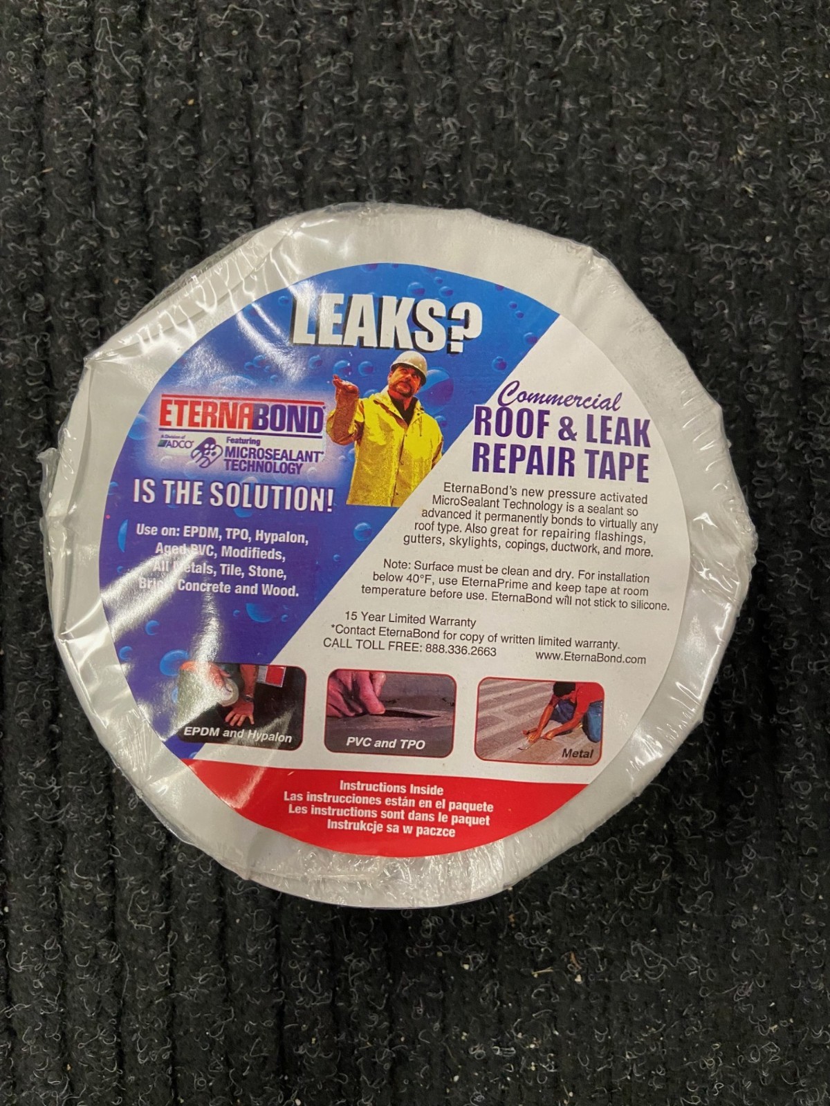 Eternabond Webseal 2″ x 50′ Roof and Repair Tape
