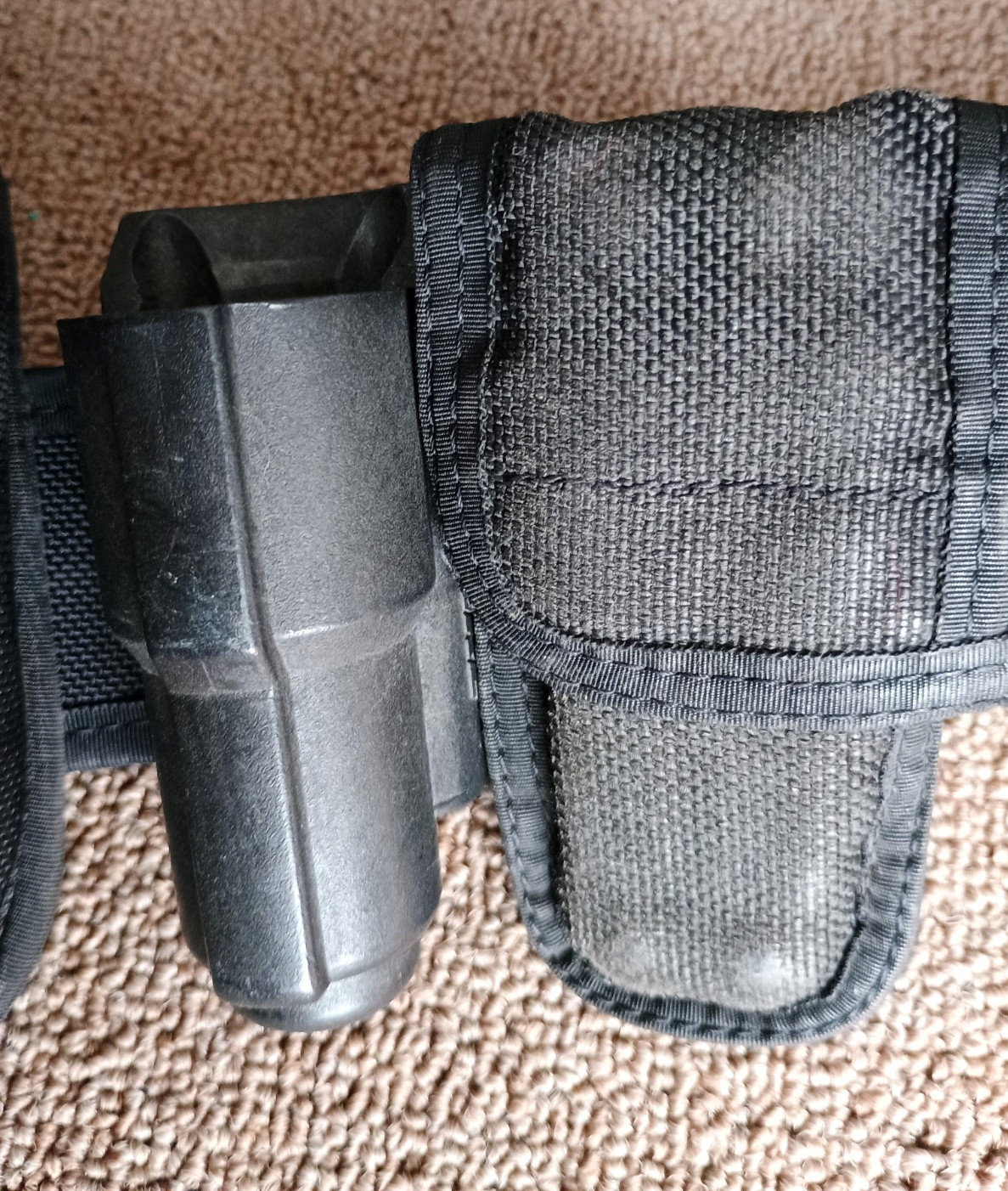 Don Hume Duty Belt Police Tactical Security Utility Nylon With Accessories Cuffs