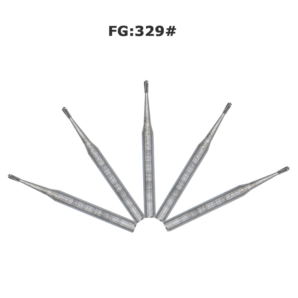 Dental Carbide Burs FG 329 Pear for High Speed Handpiece Friction Grip