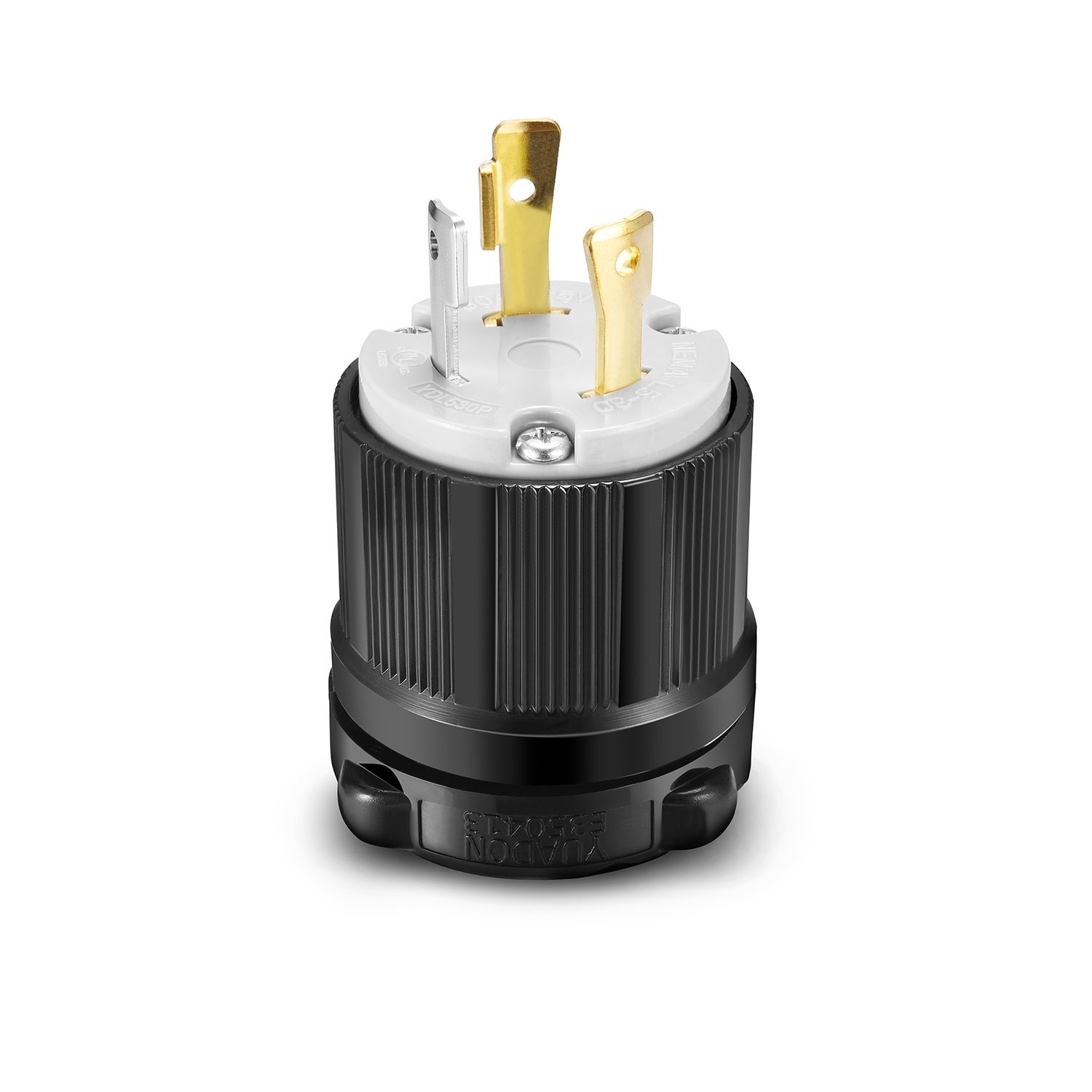 NEMA Twist Lock L5-30P Plug Connector Male,30 Amps, 125 Volts, RV Generator Plug