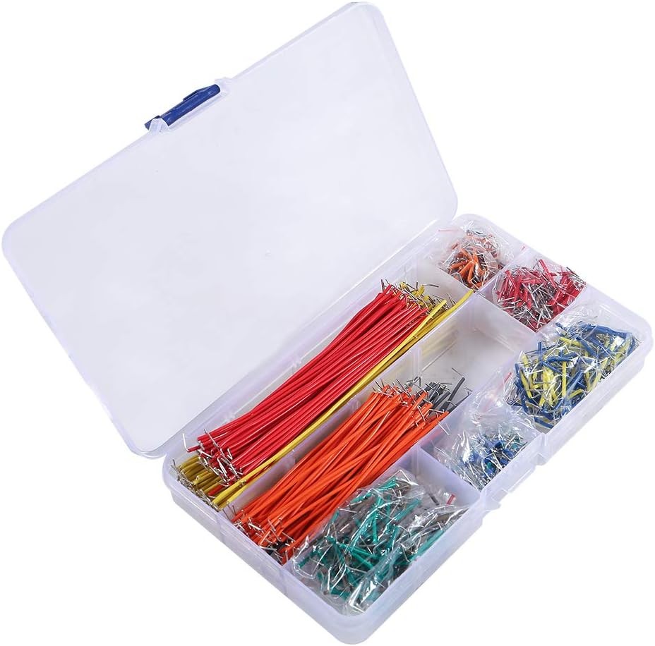 Jumper Wire Kit – 840 Piece Breadboard Jumper Wire Set, 14 Assorted Lengths for