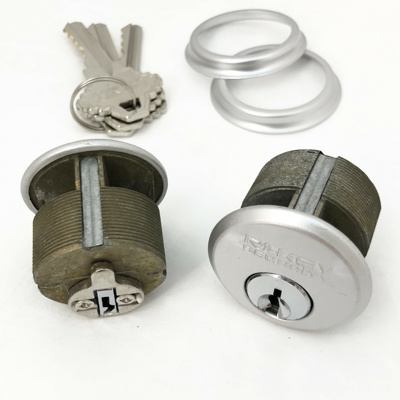 10 New Mortise Lock Cylinders 1″ for Store Front Door Adams Rite All Keyed Alike