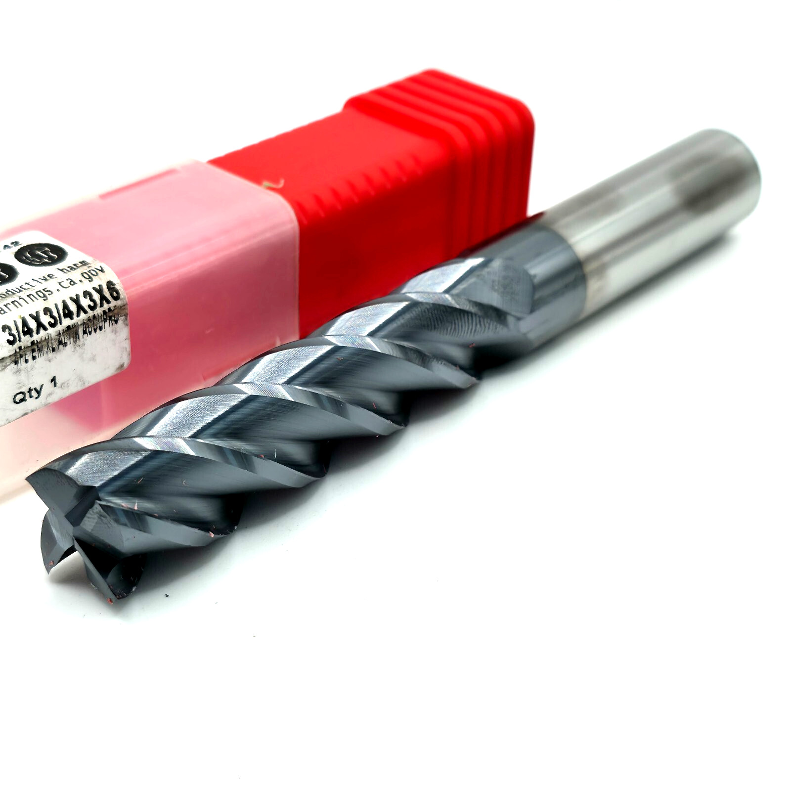 Accupro Endmill 3/4″ Dia 3″ LOC 6″ OAL 4 Flute Solid Carbide Coated 01982974 New