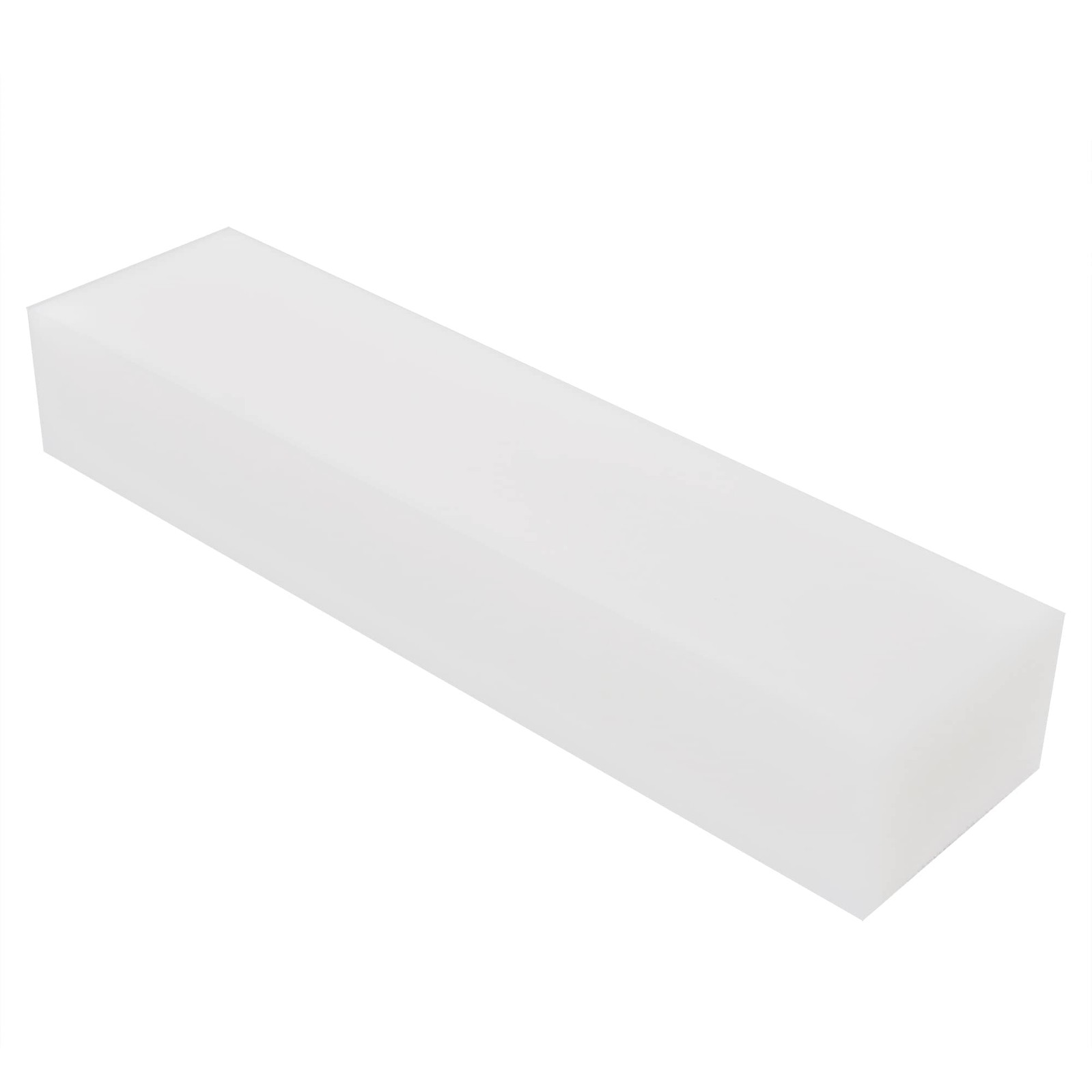 GYOFFULL 2″ x 12″ x 3″ HDPE Block White PE Polyethylene Rectangular Solid