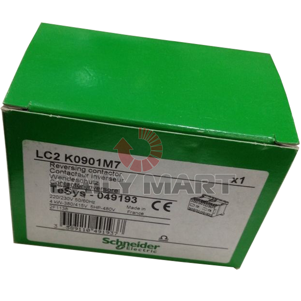 New in Box Schneider LC2-K0901M7 Contactor 3-PST-NO Panel DIN Rail LC2K0901M7