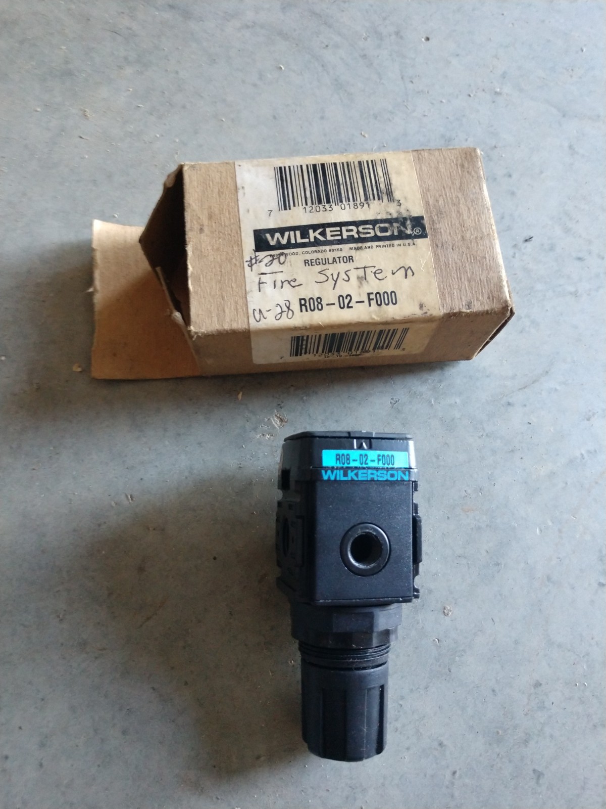 Wilkerson R08-02-F000 Air Pressure Regulator BRAND NEW NOS