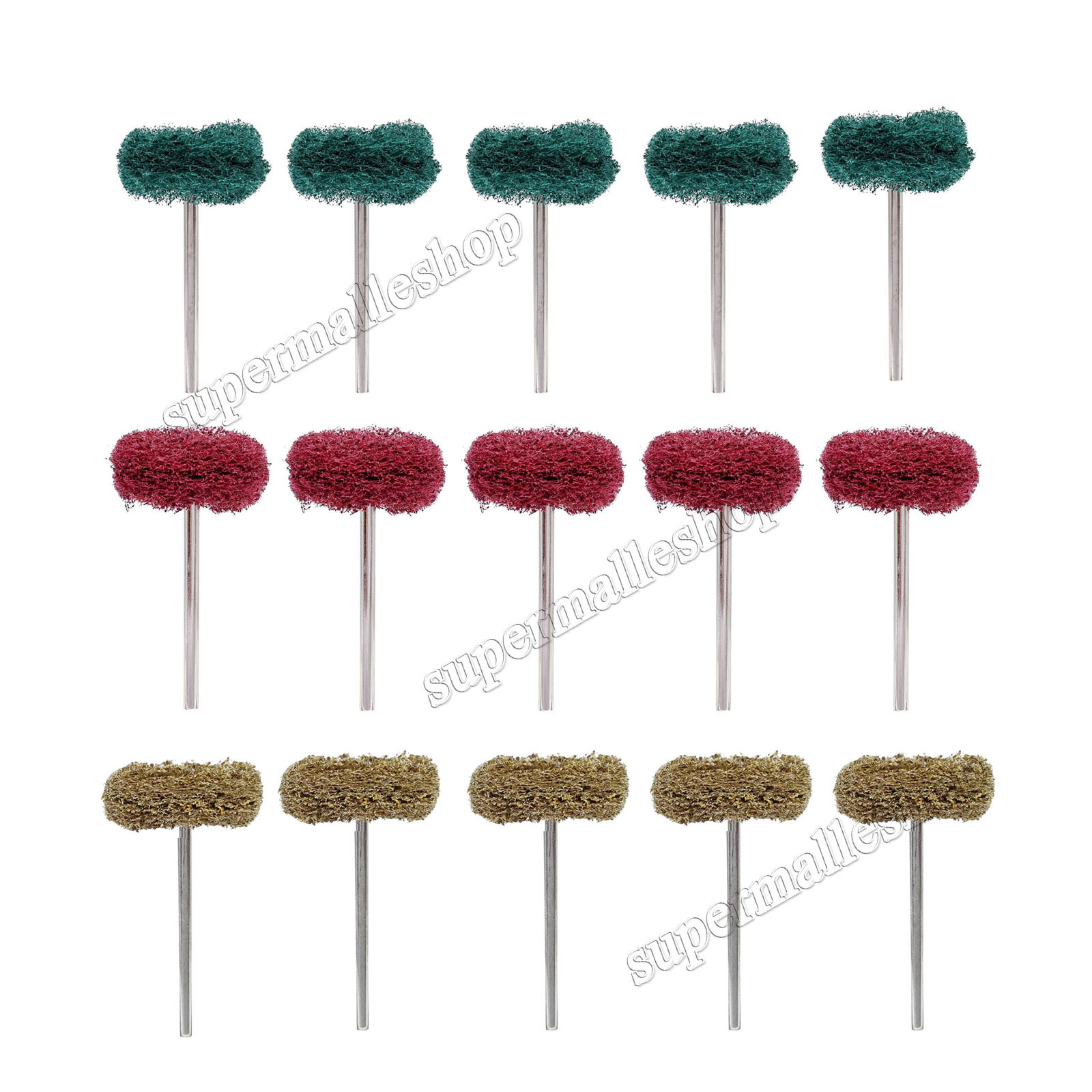Fresh Dental Lab Fiber Wheel brush Polishing Polisher Prophy Brushes FG 2.35mm