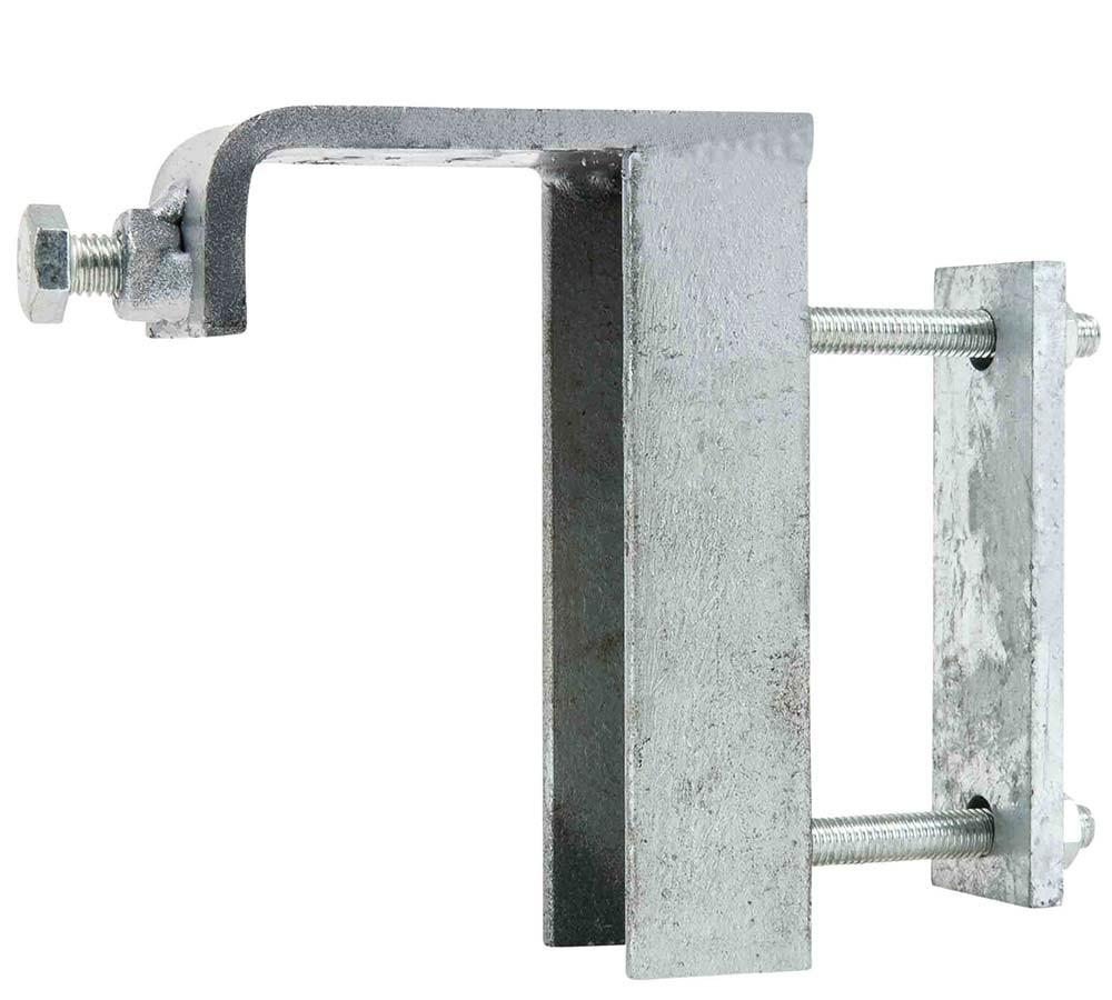 2PK Container Corner Base Rail Clamp Galvanized Bolt-On ISO Fit 7700 lb WLL