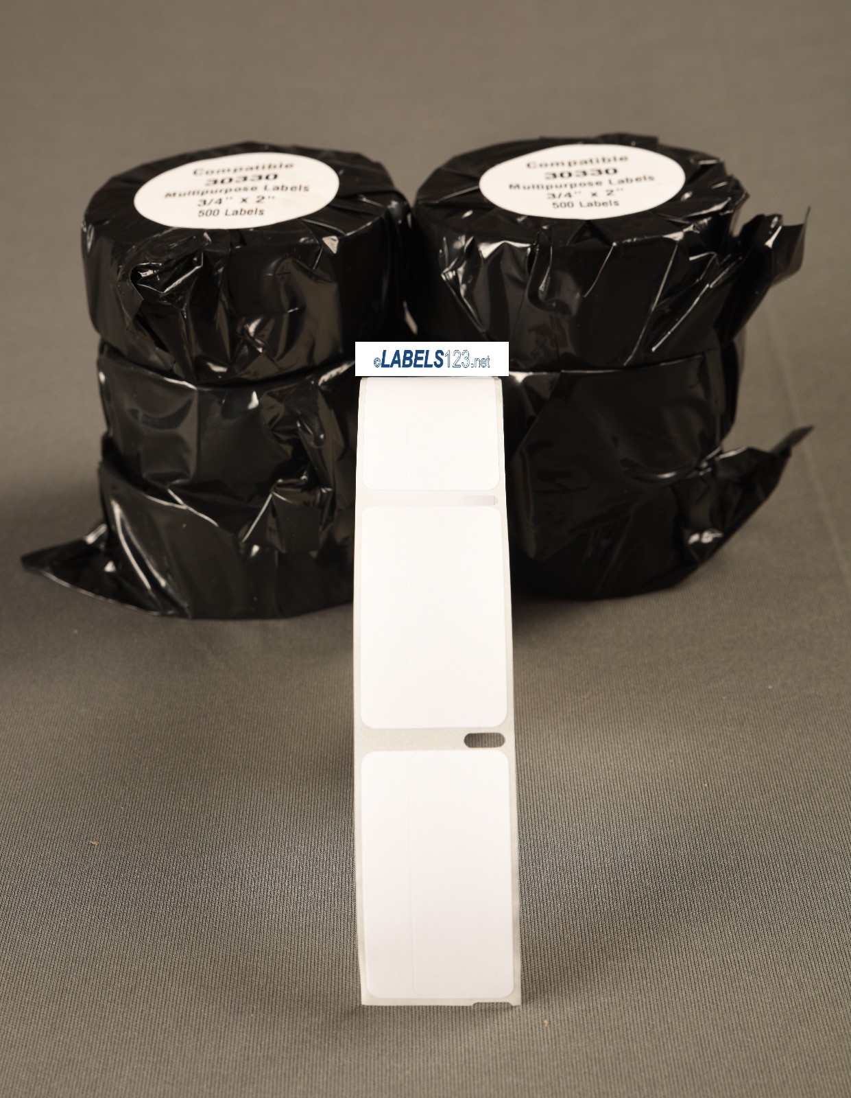 Dymo Compatible 5 Address Rolls Return White 30330 Adhesive 500 Labels Per Roll
